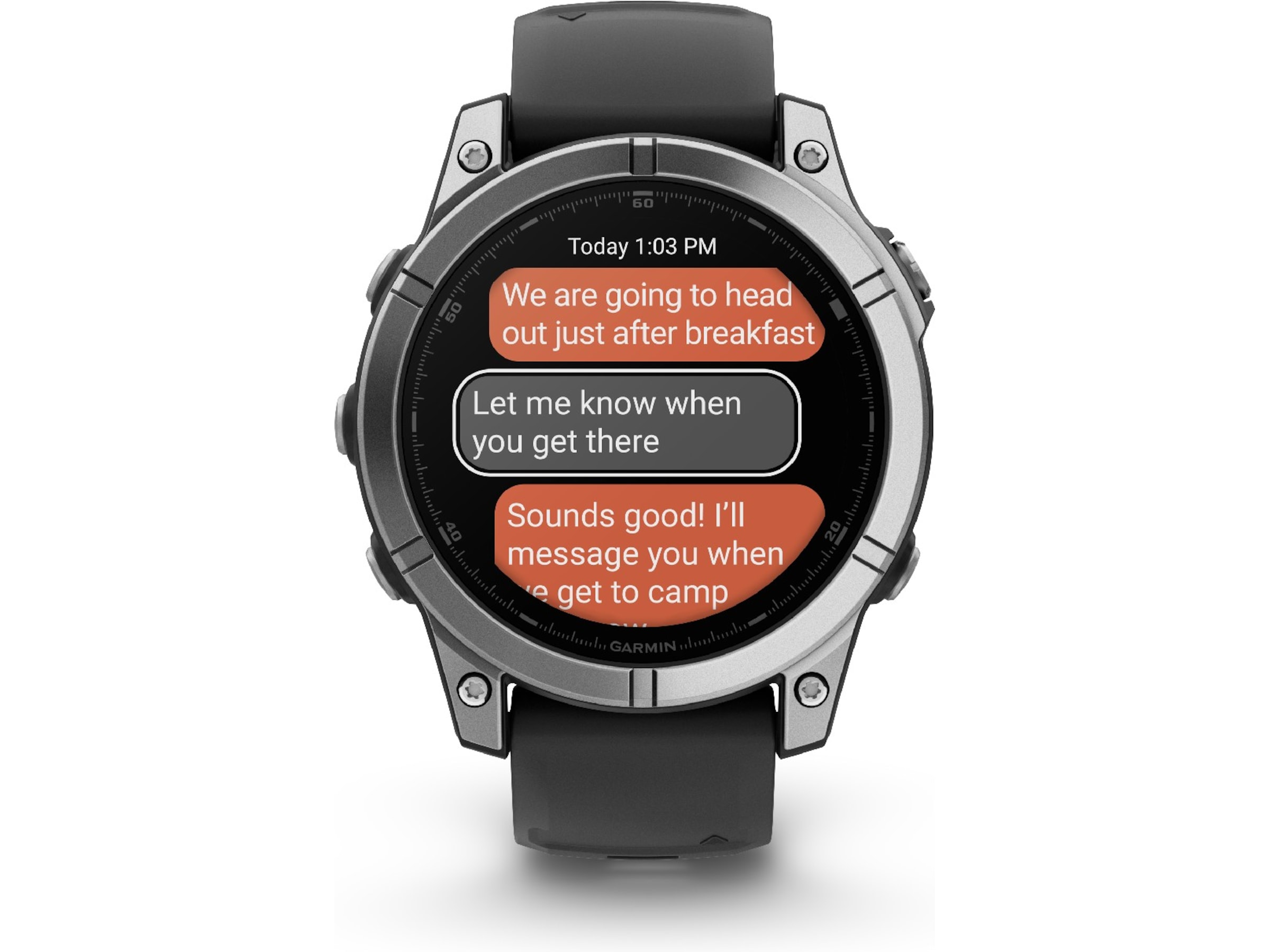 Garmin fenix E 47mm GPS (stainless steel/graphite) Smartklokker