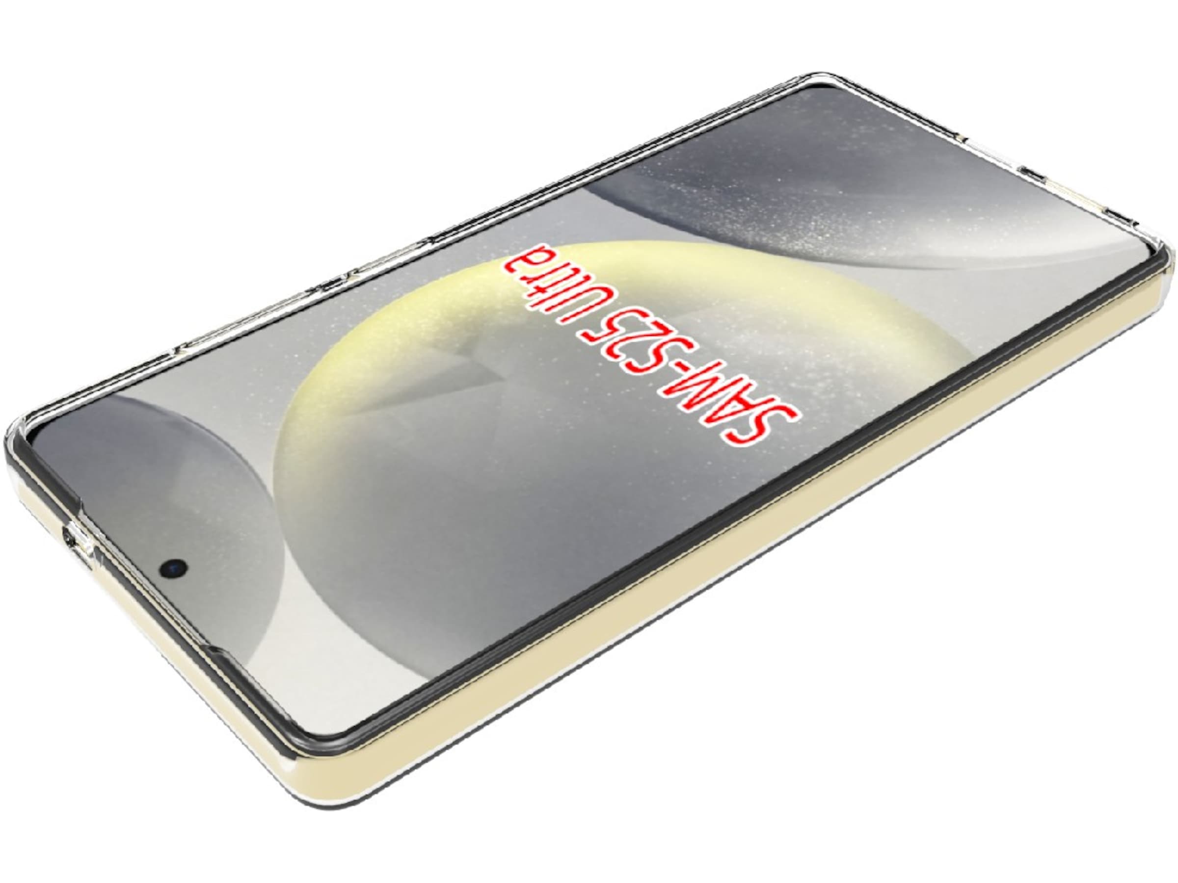 iiglo Galaxy S25 Ultra Silikondeksel (gjennomsiktig) Deksel til mobiltelefon