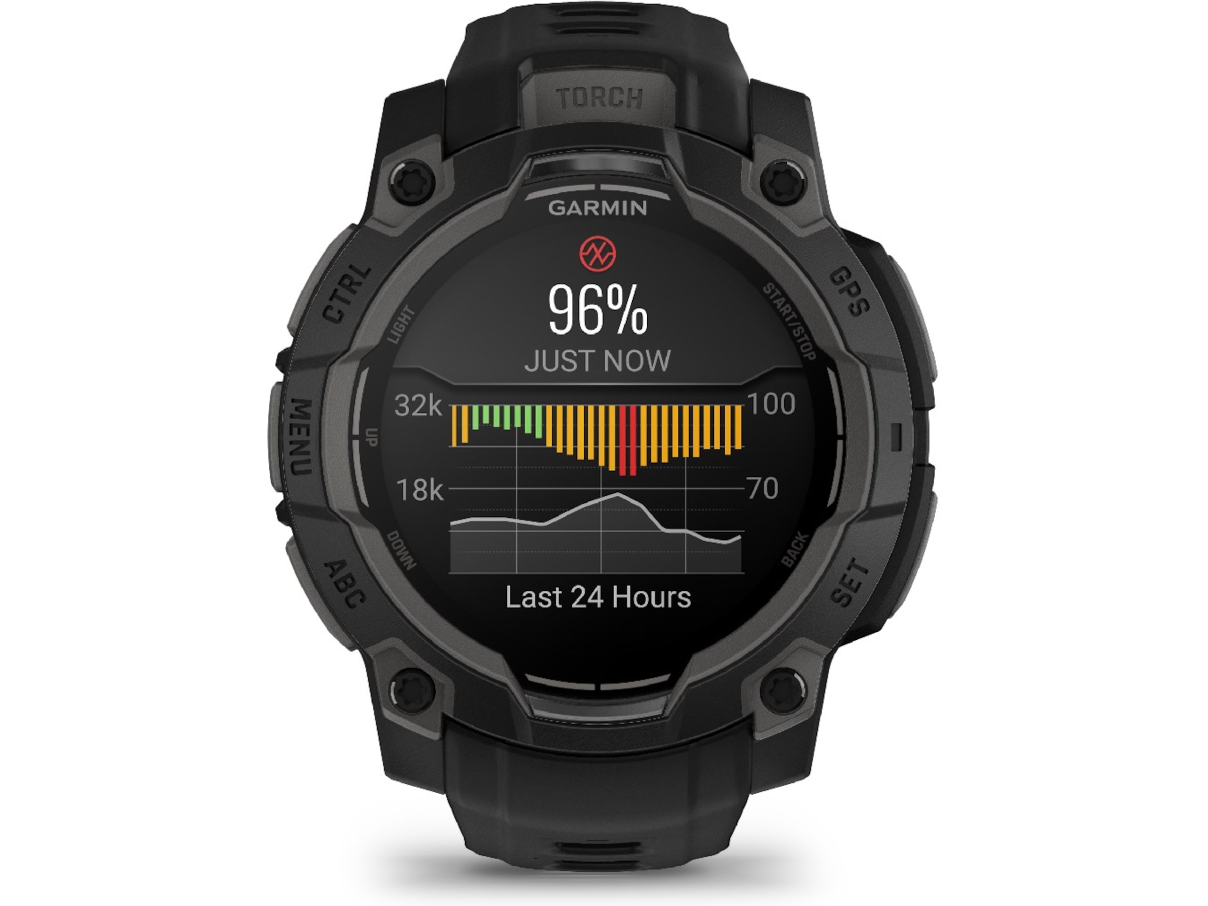 Garmin Instinct 3 AMOLED 45mm (sort) Smartklokker