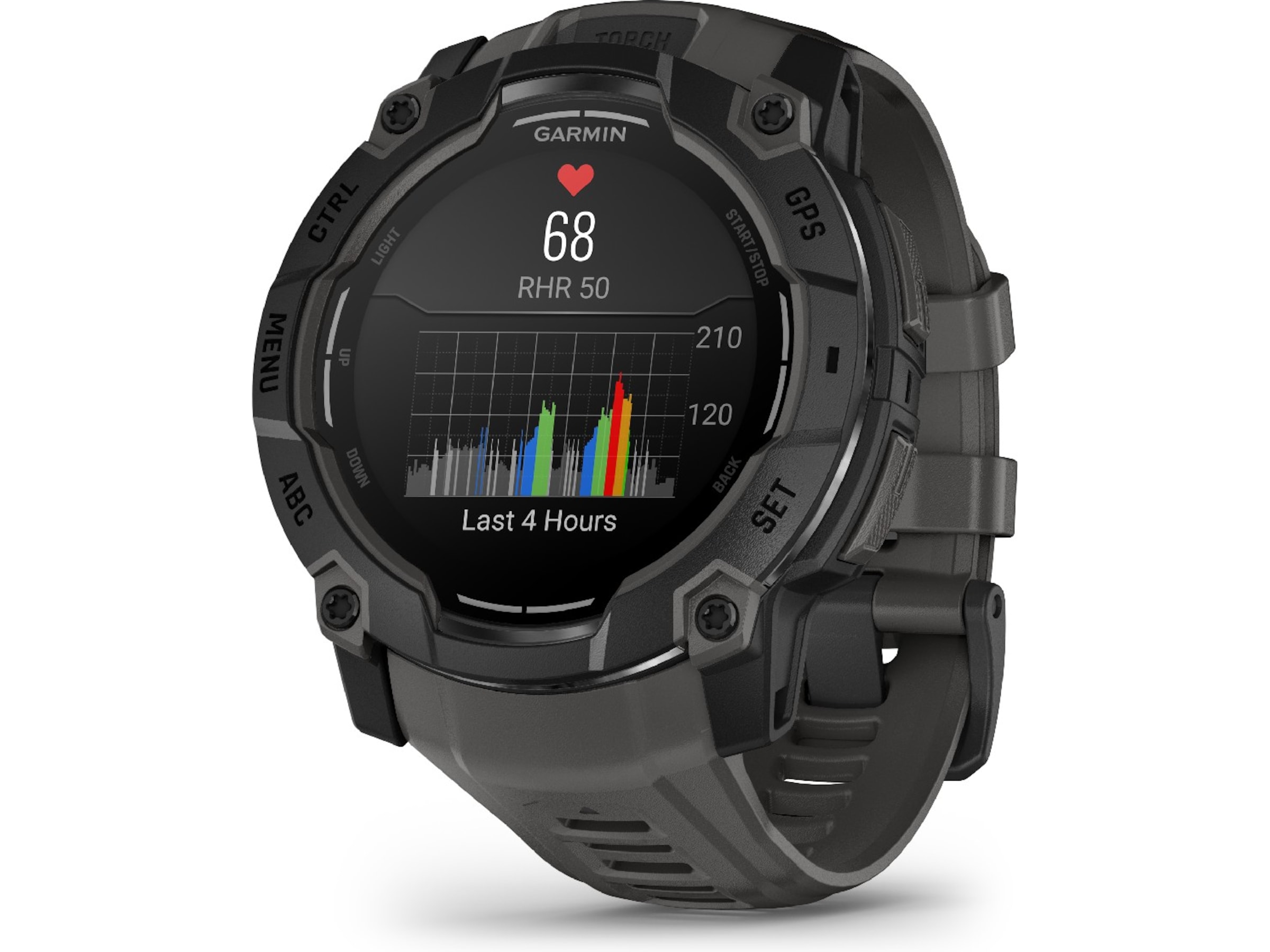 Garmin Instinct 3 AMOLED 50mm (sort/koksgrå) Smartklokker