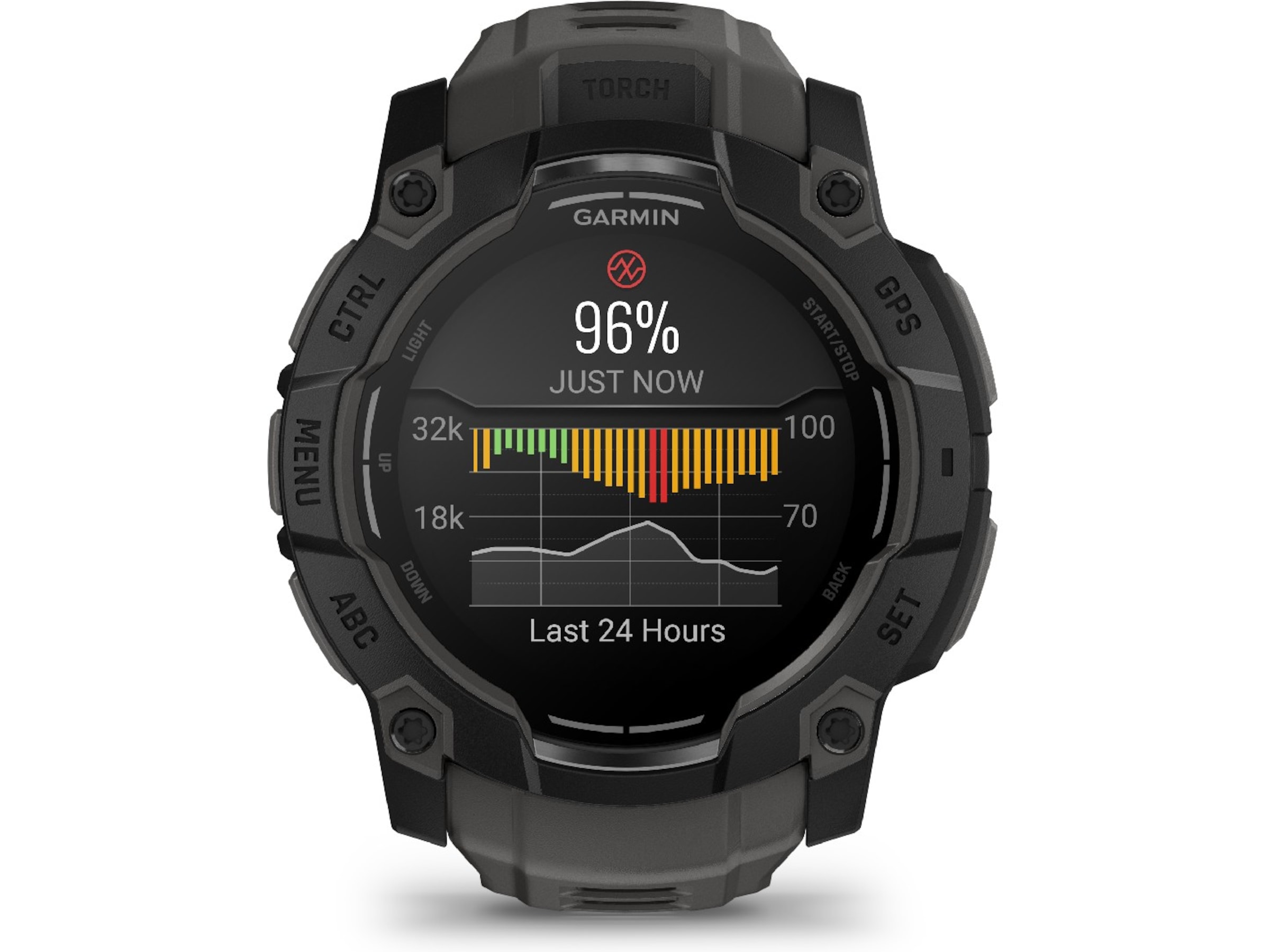 Garmin Instinct 3 AMOLED 50mm (sort/koksgrå) Smartklokker
