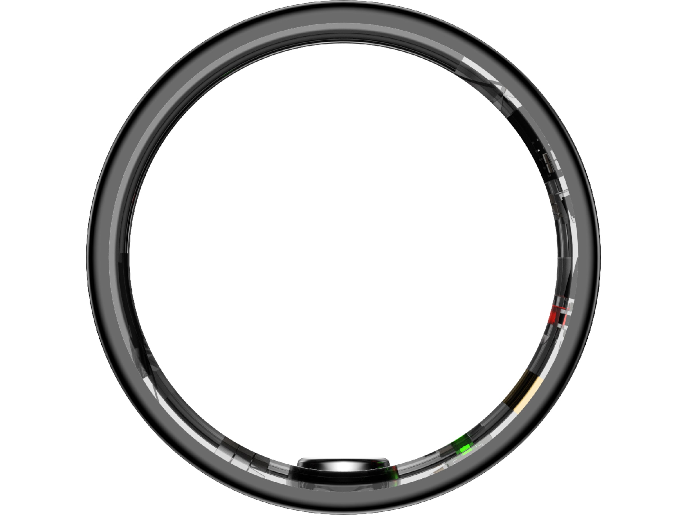 Haale II Smart Ring str. 7 (matt sort) Smart ring