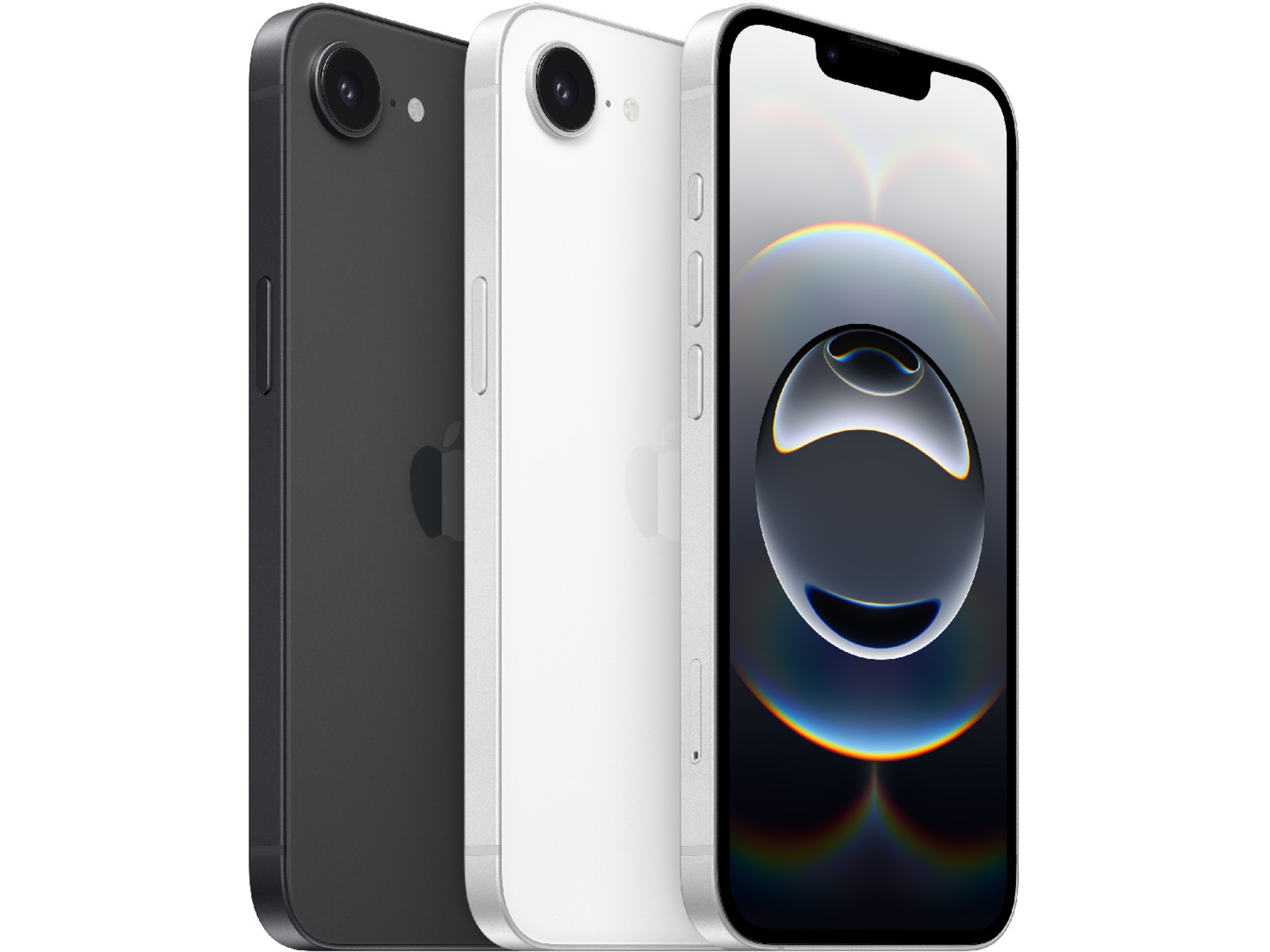 iPhone 16e 256GB (hvit) Mobiltelefoner