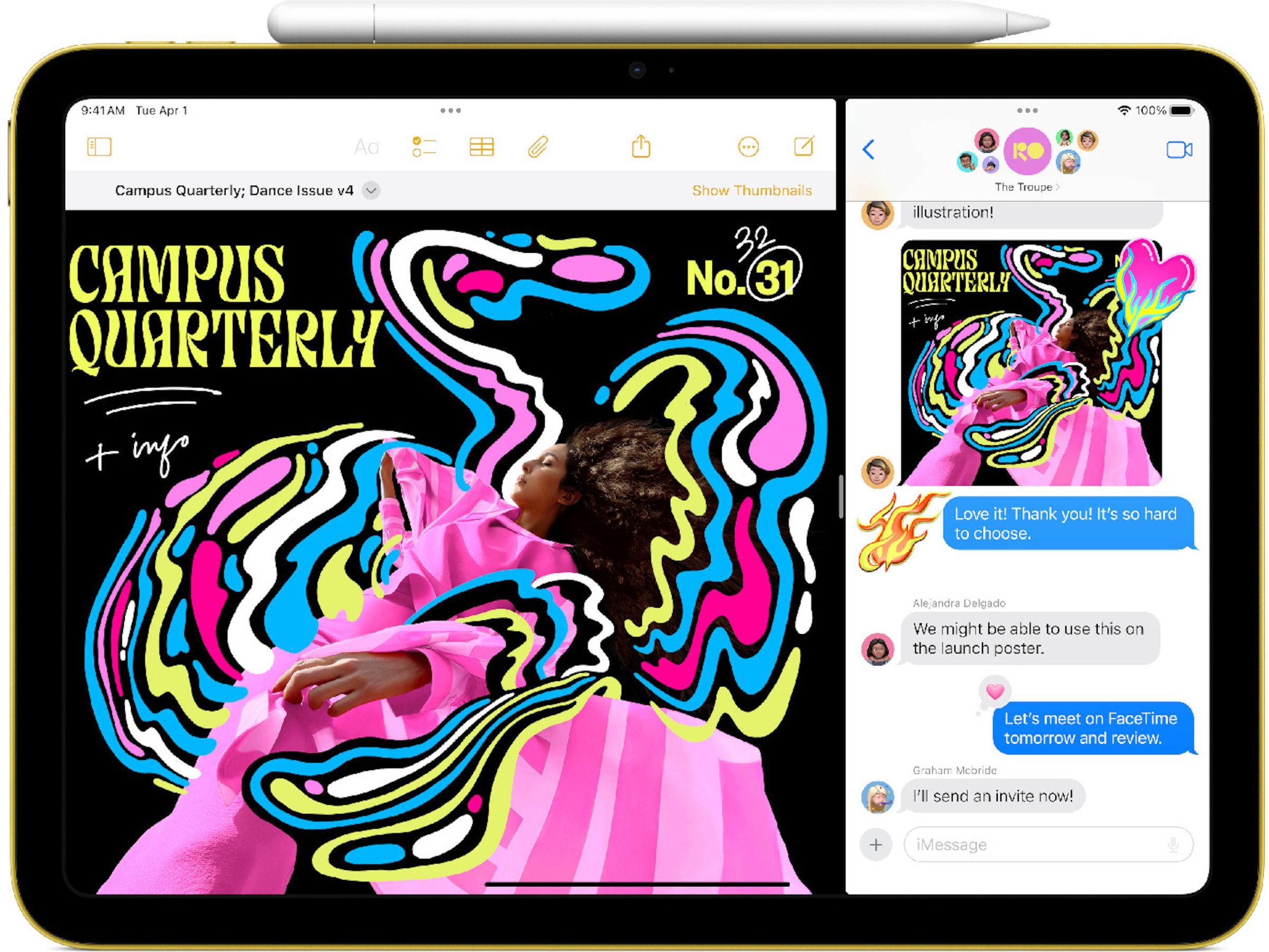 iPad 11" (2025) 512GB 5G (blå) Nettbrett / iPad