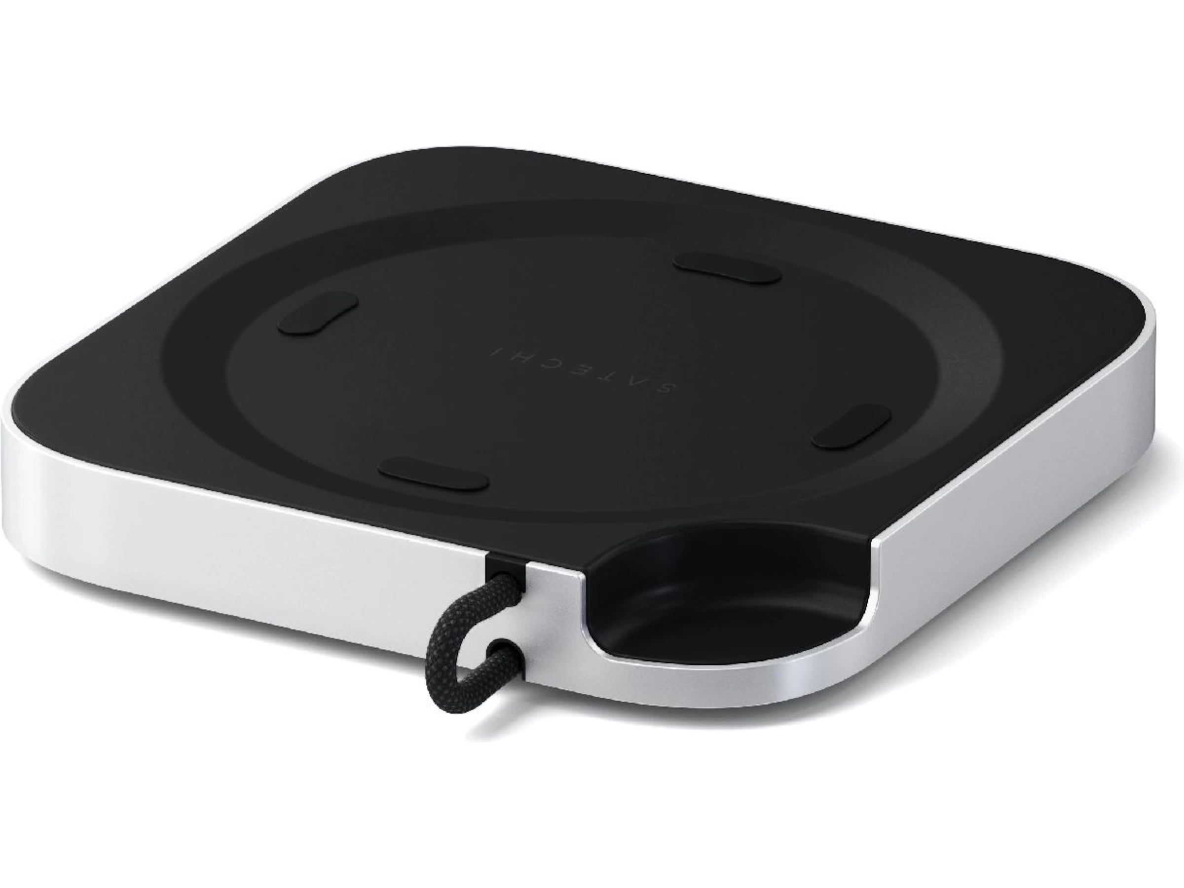 Satechi Mac Mini M4 Stand & Hub (sølv) Docking