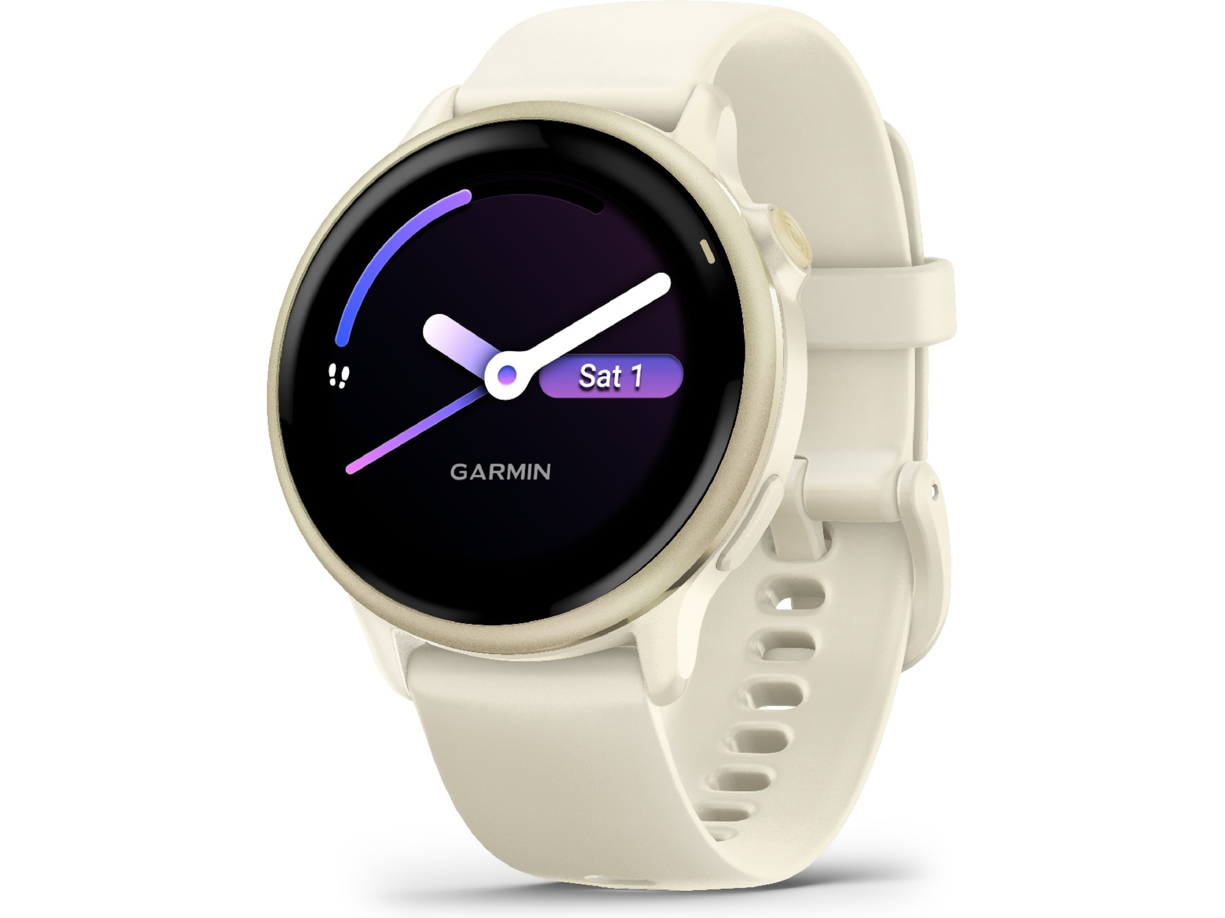 Garmin Vivoactive 6 AMOLED 42mm GPS (bone/lunar gold) Smartklokker