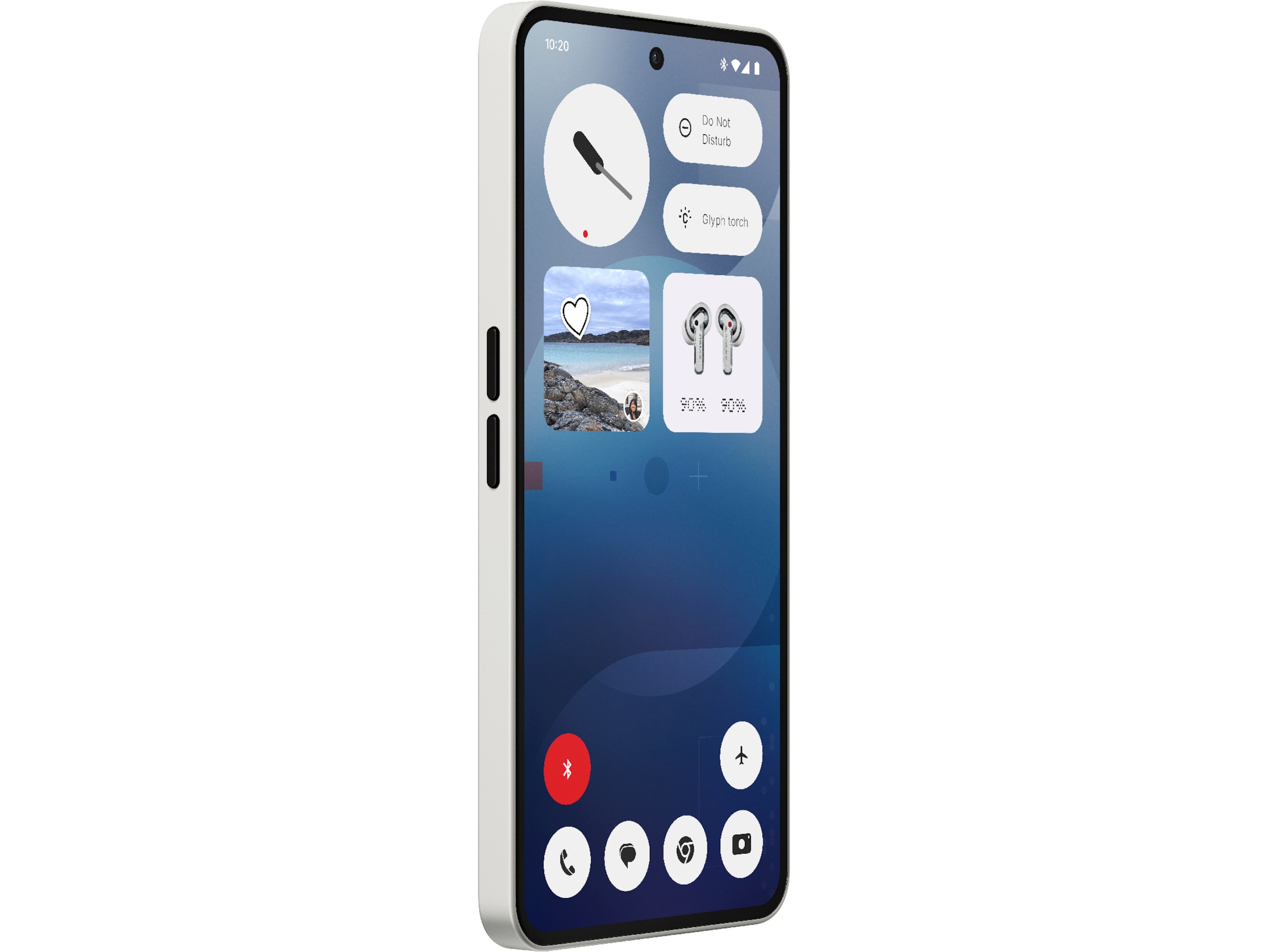 Nothing Phone (3a) 256GB (hvit) Mobiltelefoner