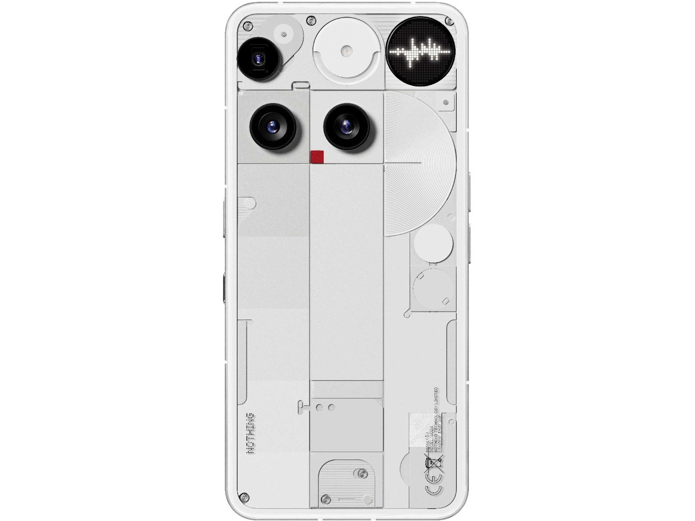 Nothing Phone (3) 256GB (hvit) Mobiltelefoner