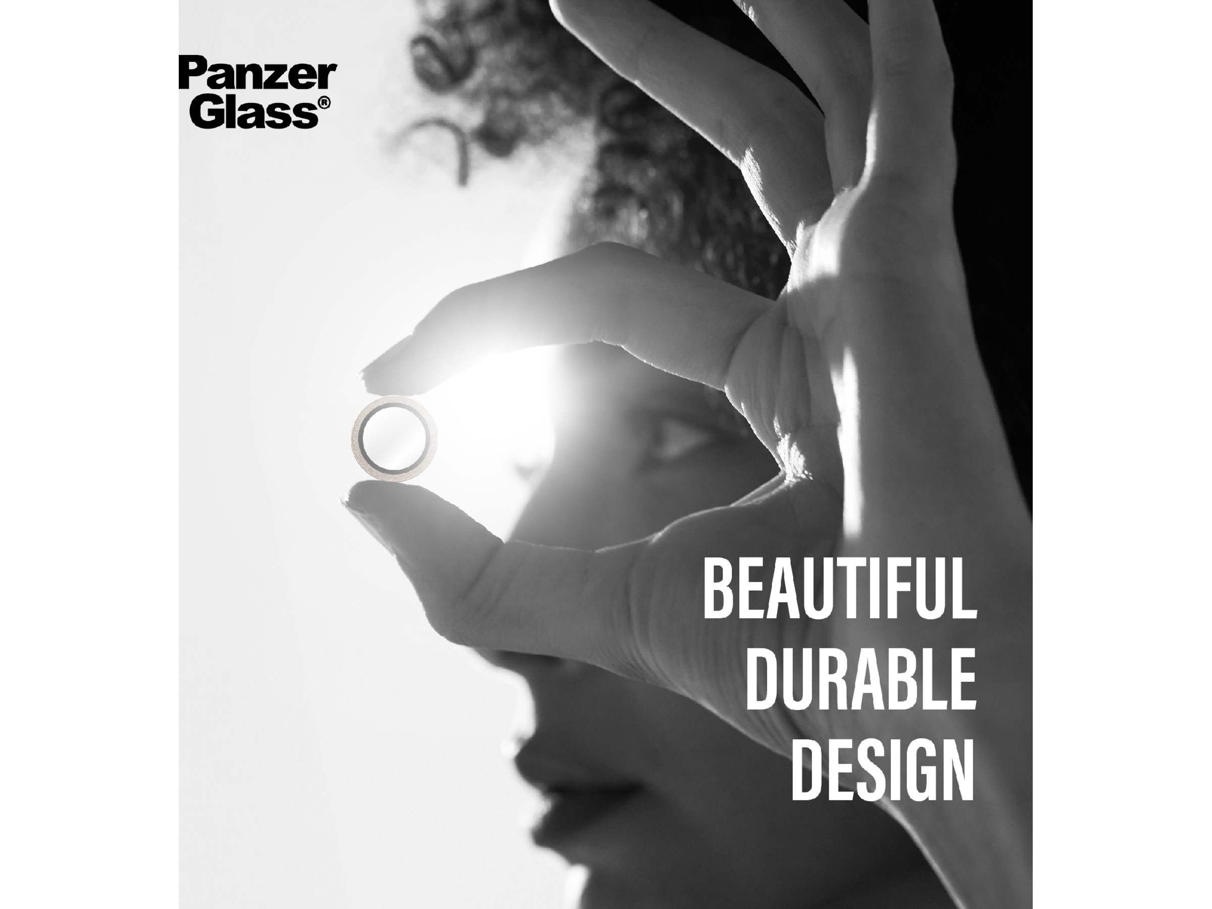 PanzerGlass iPhone 17 Pro / 17 Pro Max / 16 Pro / 16 Pro Max Hoops Linsebeskytter (glitter gold) Skjermbeskyttelse