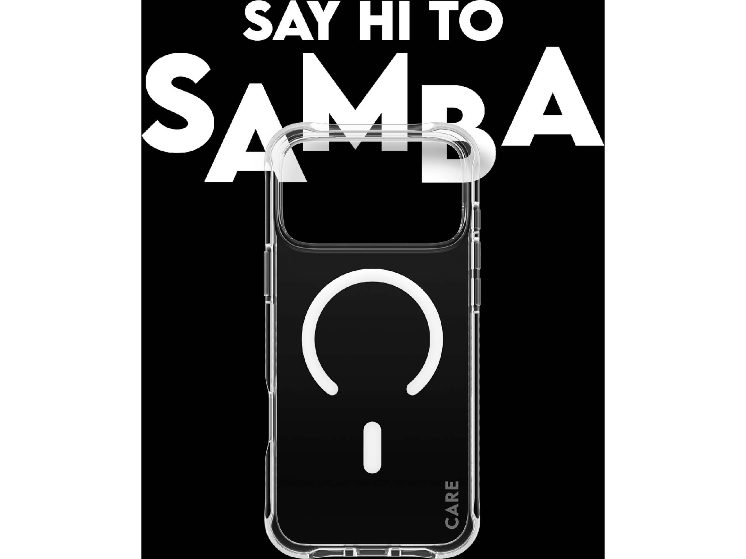 PanzerGlass CARE iPhone 17 Pro Max Samba Hardcase deksel (gjennomsiktig/hvit) Deksel til mobiltelefon