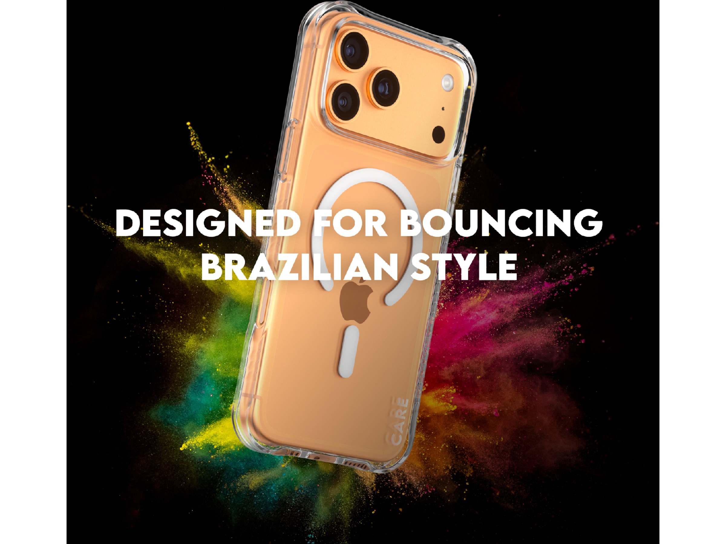 PanzerGlass CARE iPhone 17 Pro Max Samba Hardcase deksel (gjennomsiktig/hvit) Deksel til mobiltelefon