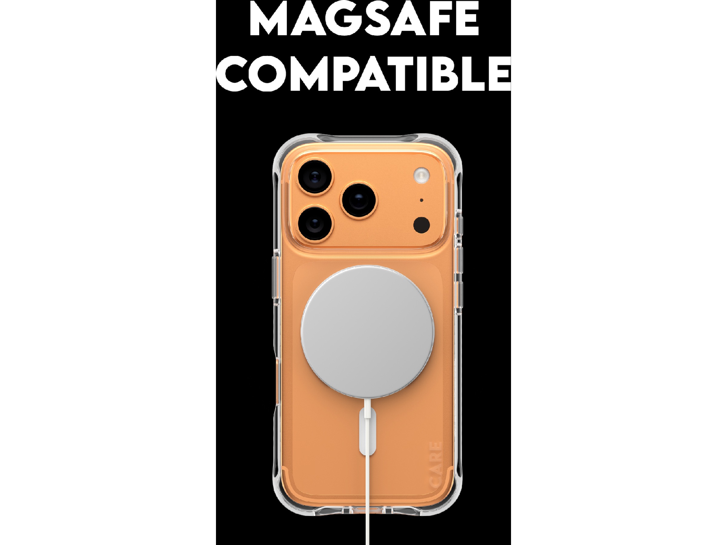 PanzerGlass CARE iPhone 17 Pro Max Samba Hardcase deksel (gjennomsiktig/hvit) Deksel til mobiltelefon