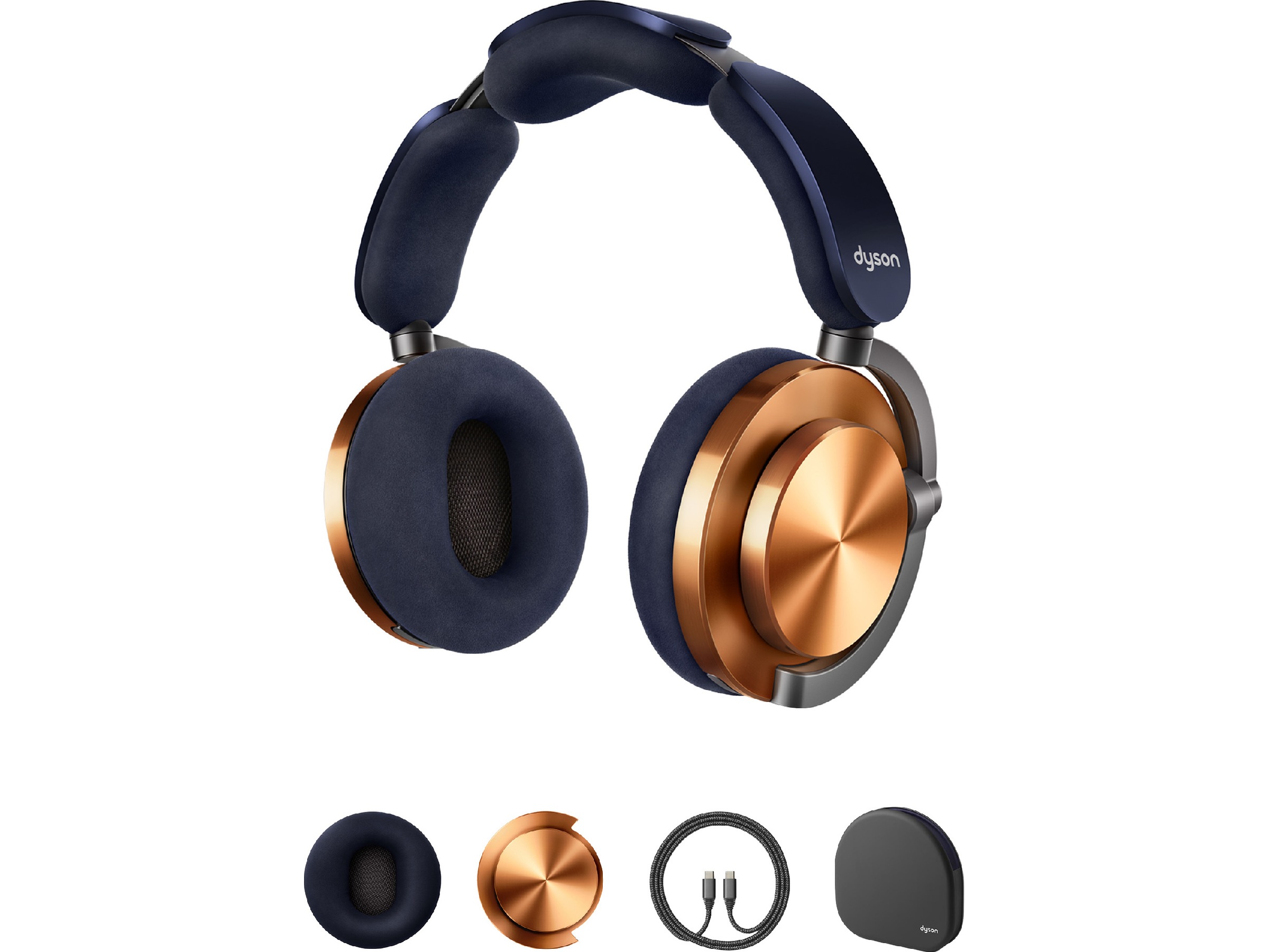 Dyson onTrac CNC Trådløse hodetelefoner, Over-Ear (copper) -B-Grade Demo headset