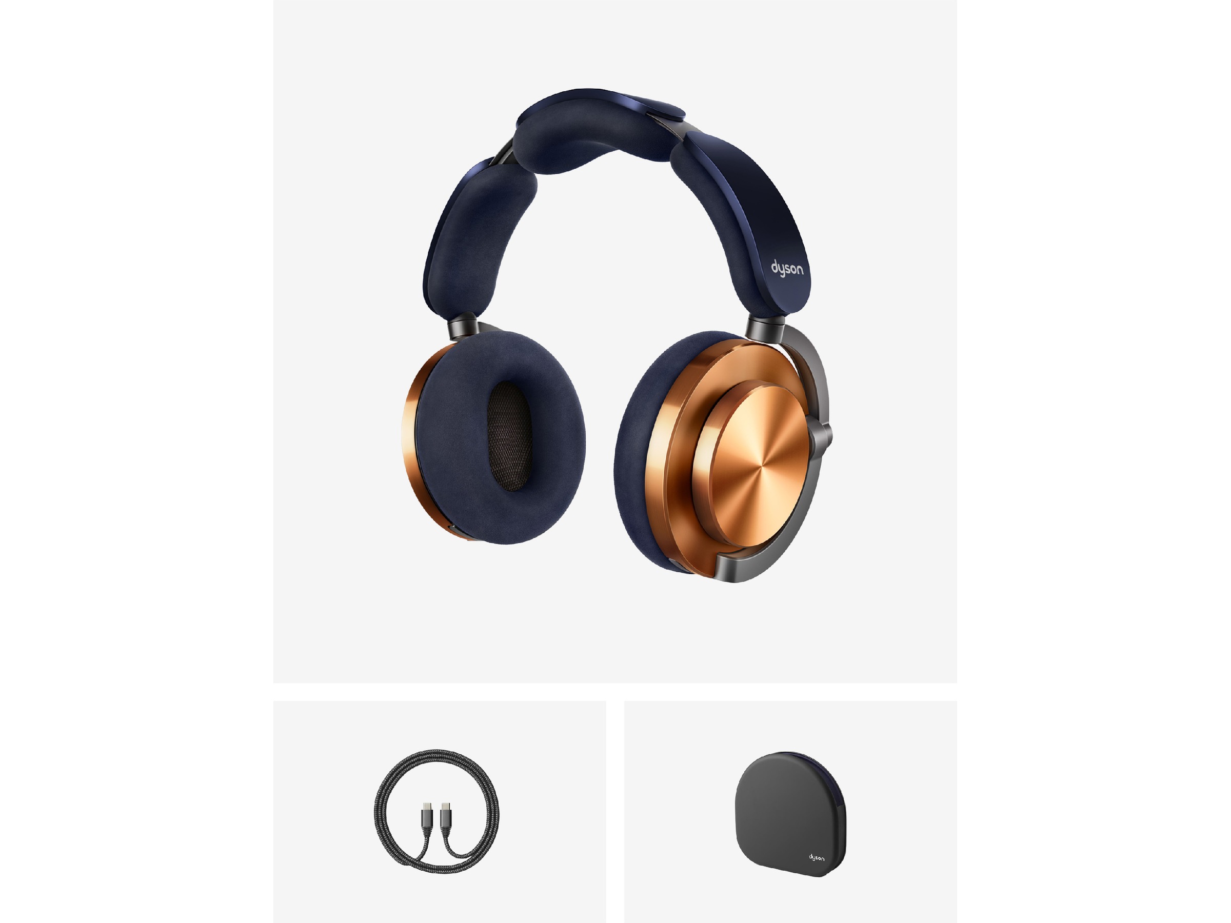 Dyson onTrac CNC Trådløse hodetelefoner, Over-Ear (copper) -B-Grade Demo headset