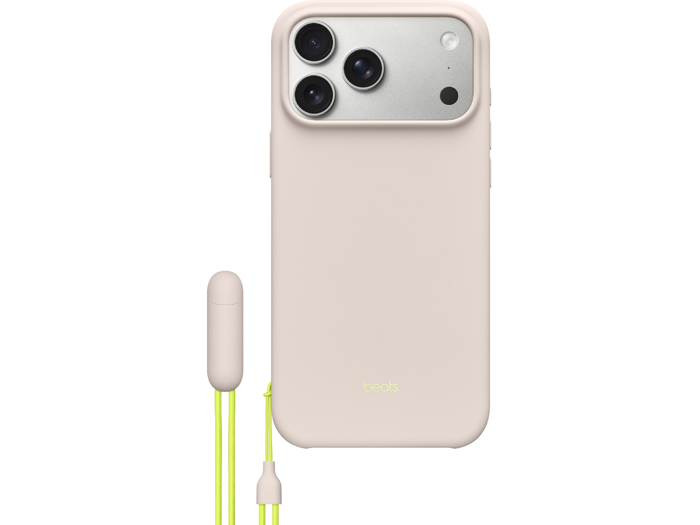 Apple iPhone 17 Pro Max Beats Kickstand deksel med MagSafe (kalkstein) Deksel til mobiltelefon