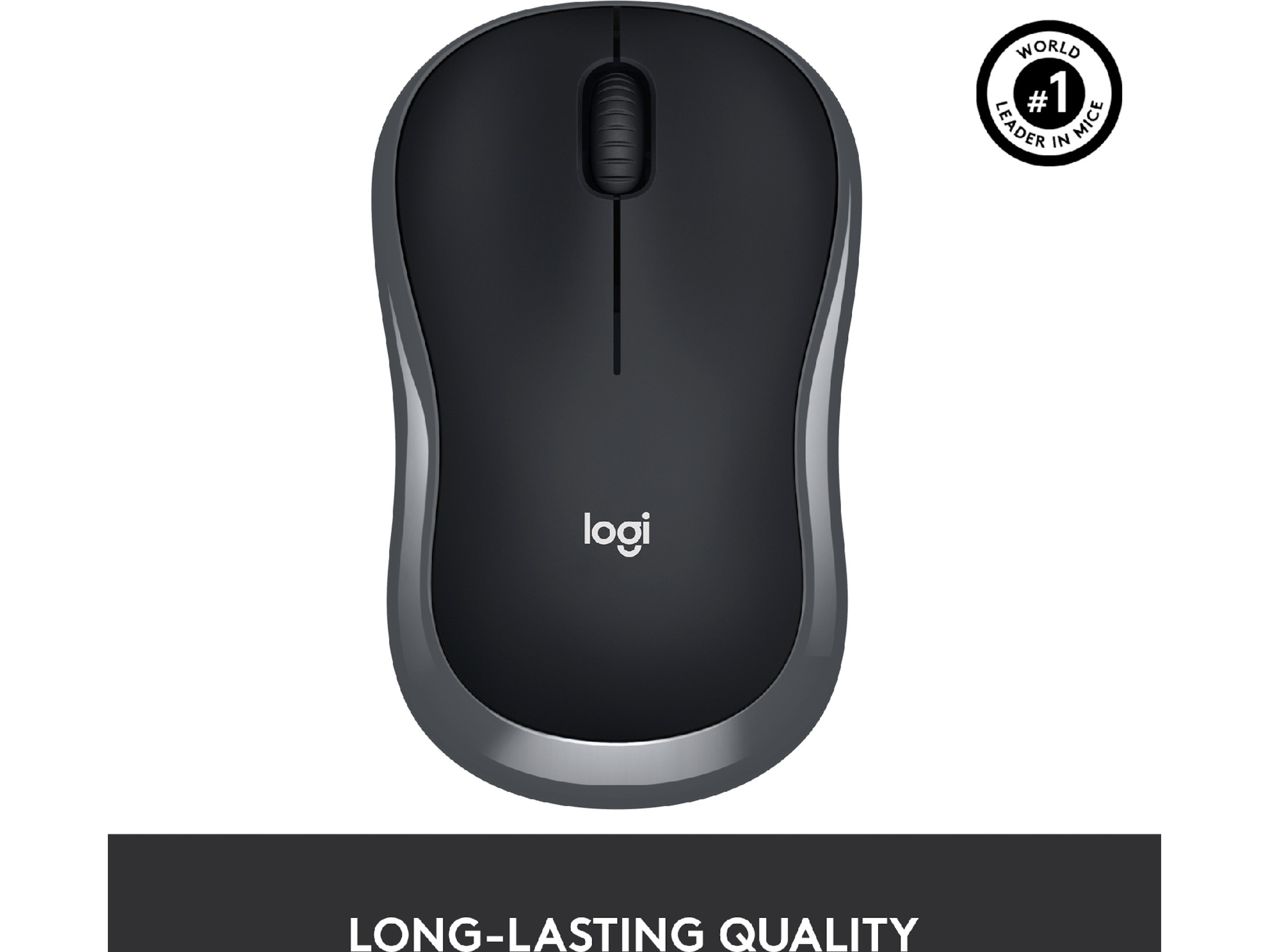 Logitech M185 Trådløs Mus Swift Grey Mus