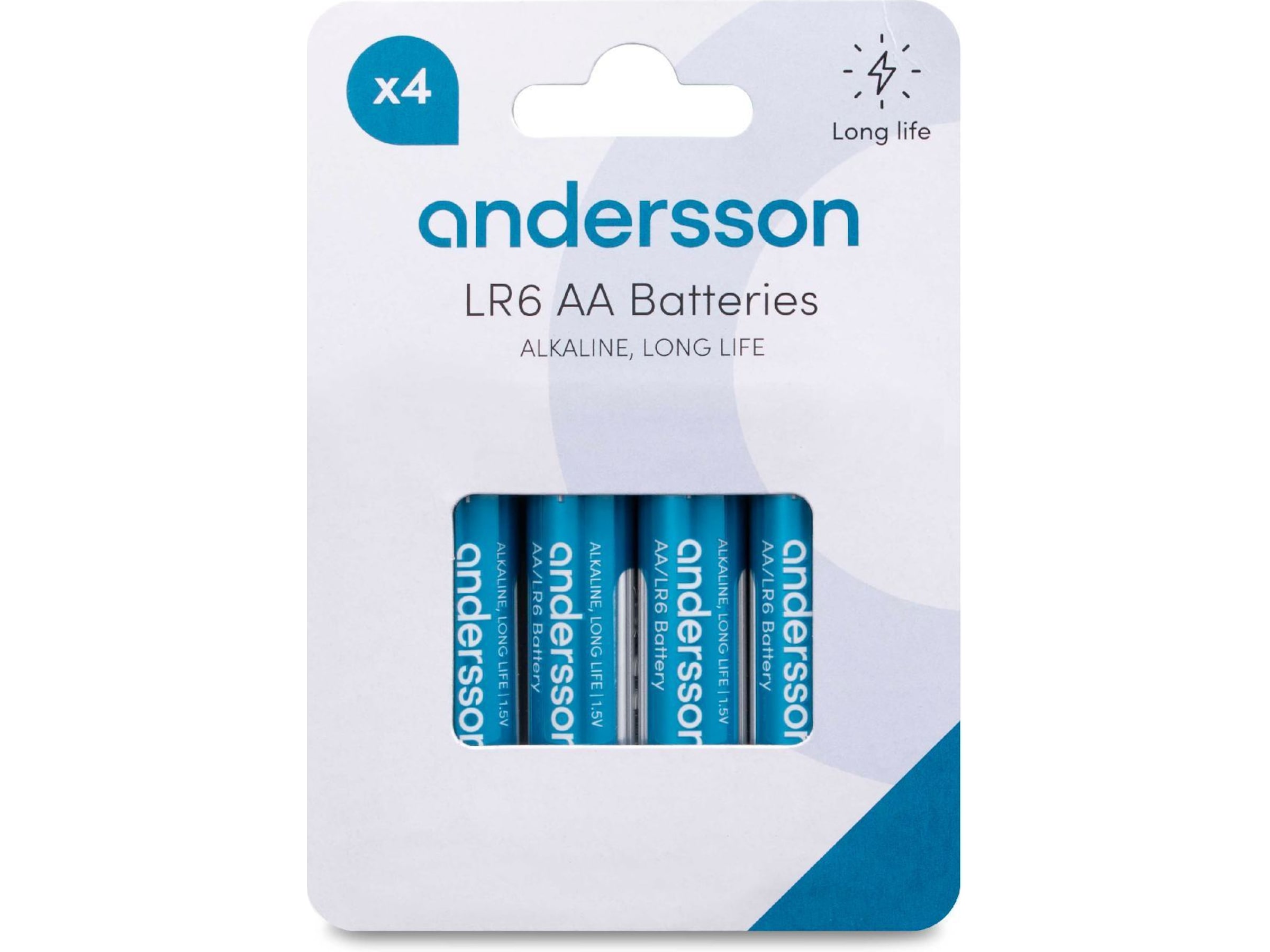 Andersson AA batteri, 4-pk Batterier til generell bruk