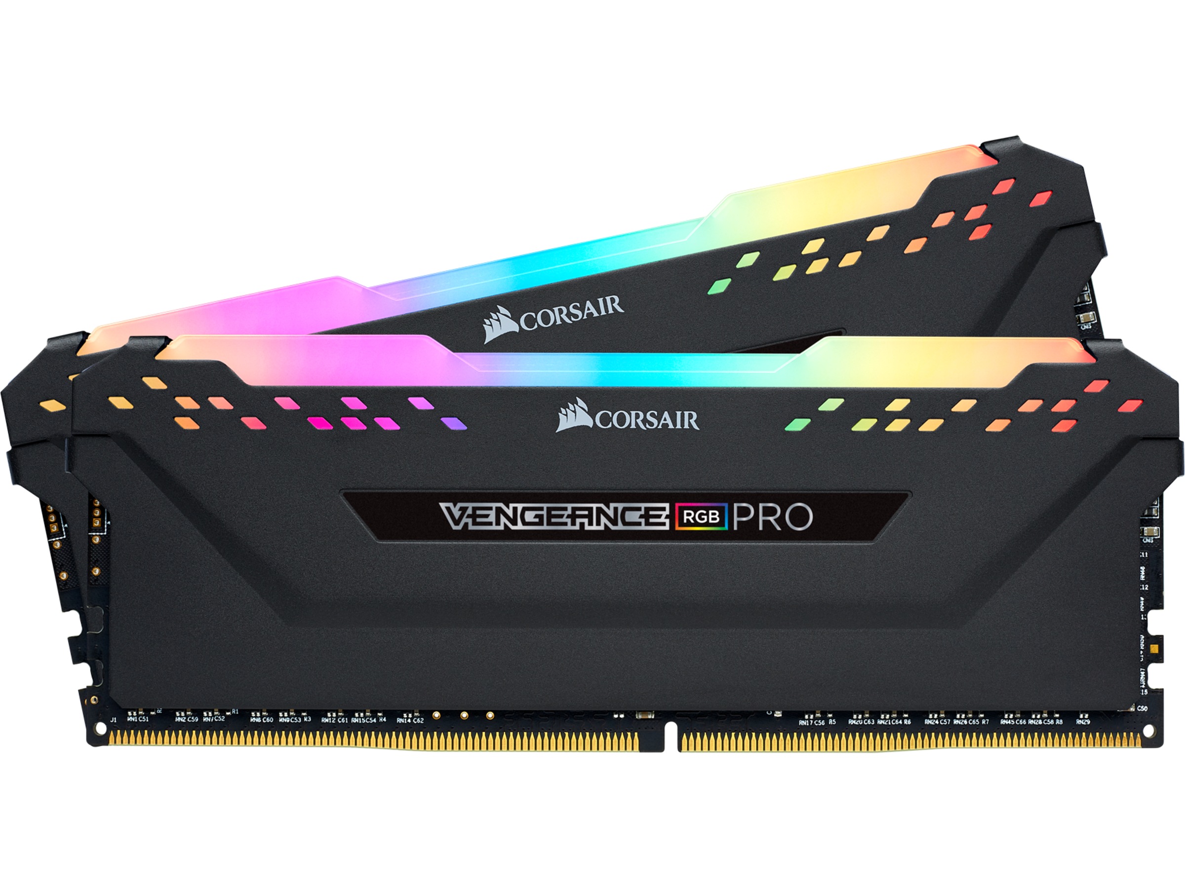 Corsair Vengeance RGB PRO DDR4 3200MHz 32GB sort Minnebrikker 