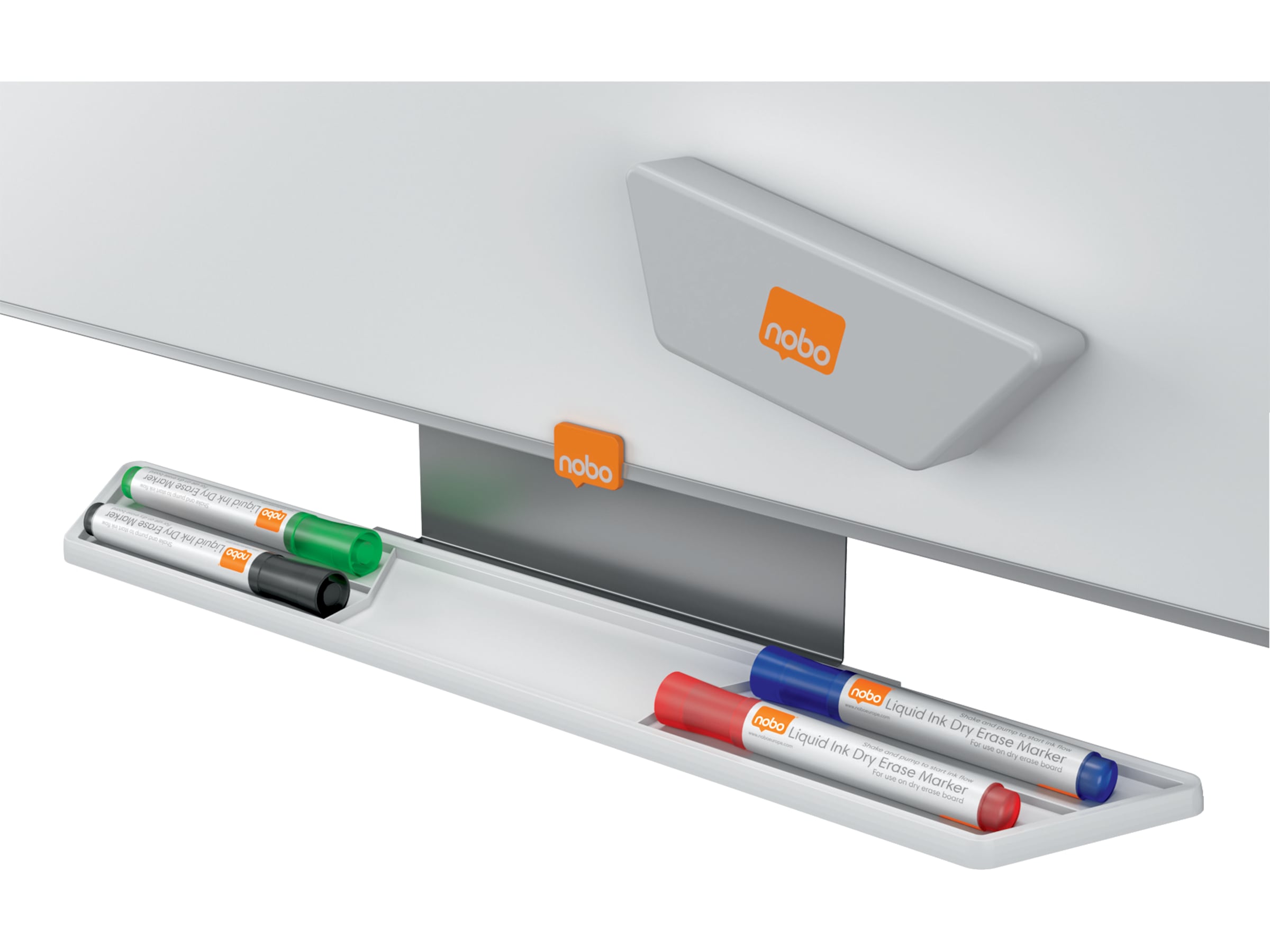 Nobo Orange Whiteboard Magneter 4-pakk Whiteboardtavler