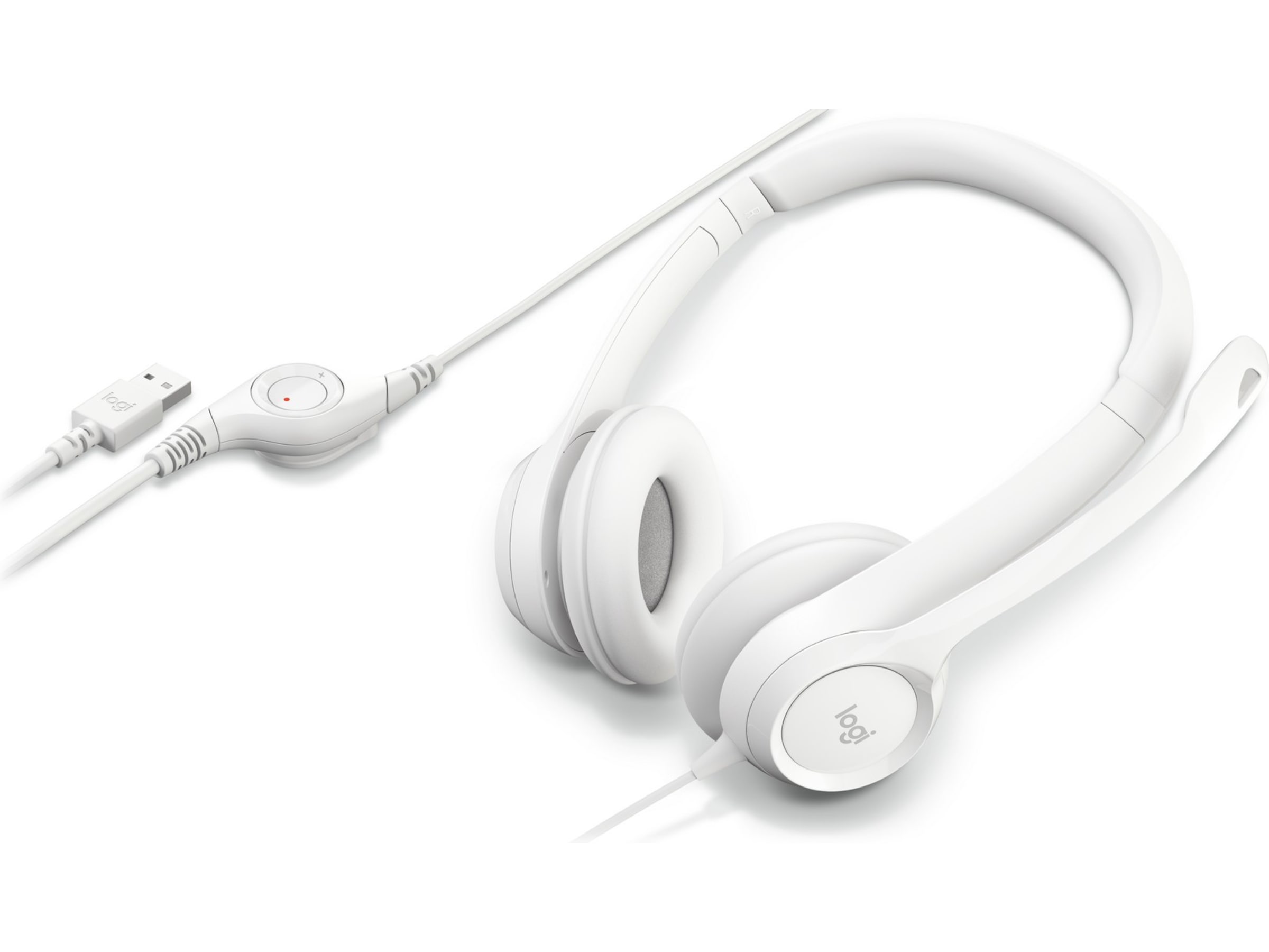 Logitech H390 USB PC headset (offwhite) Headset