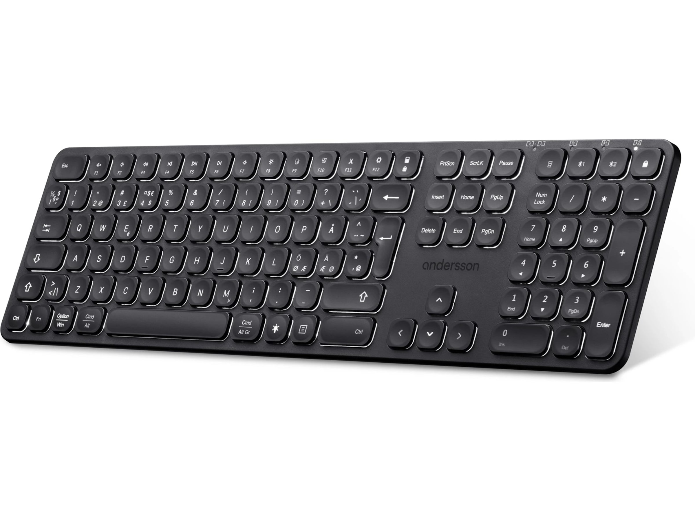 Andersson WSK-3000 trådløst tastatur (sort) Tastatur