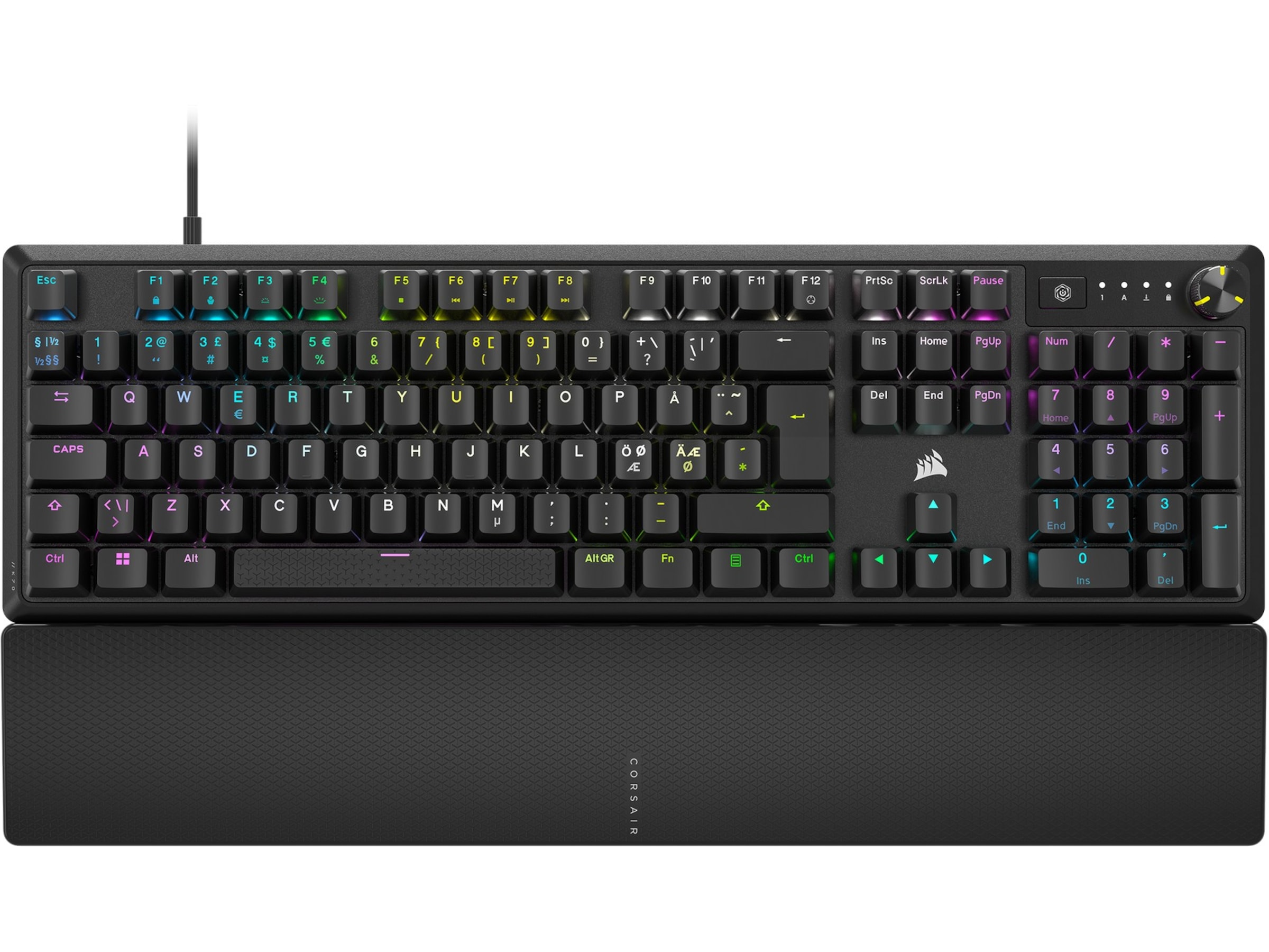 Corsair K70 Core RGB gamingtastatur (sort) Gamingtastatur