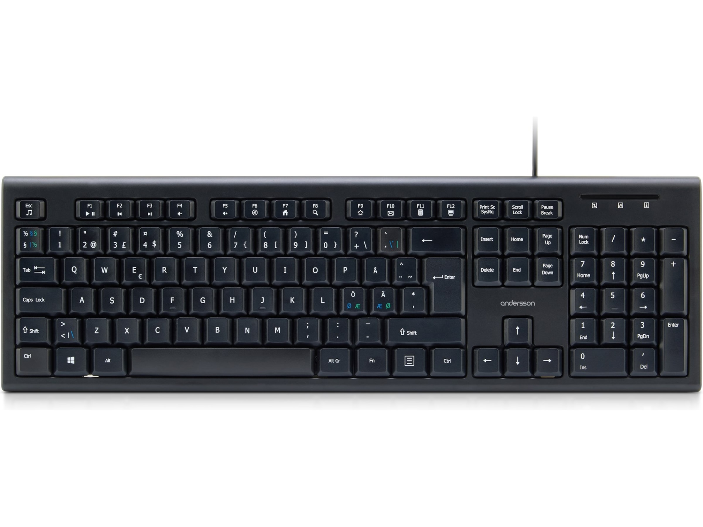 Andersson KDW 1.0 tastatur kablet Tastatur