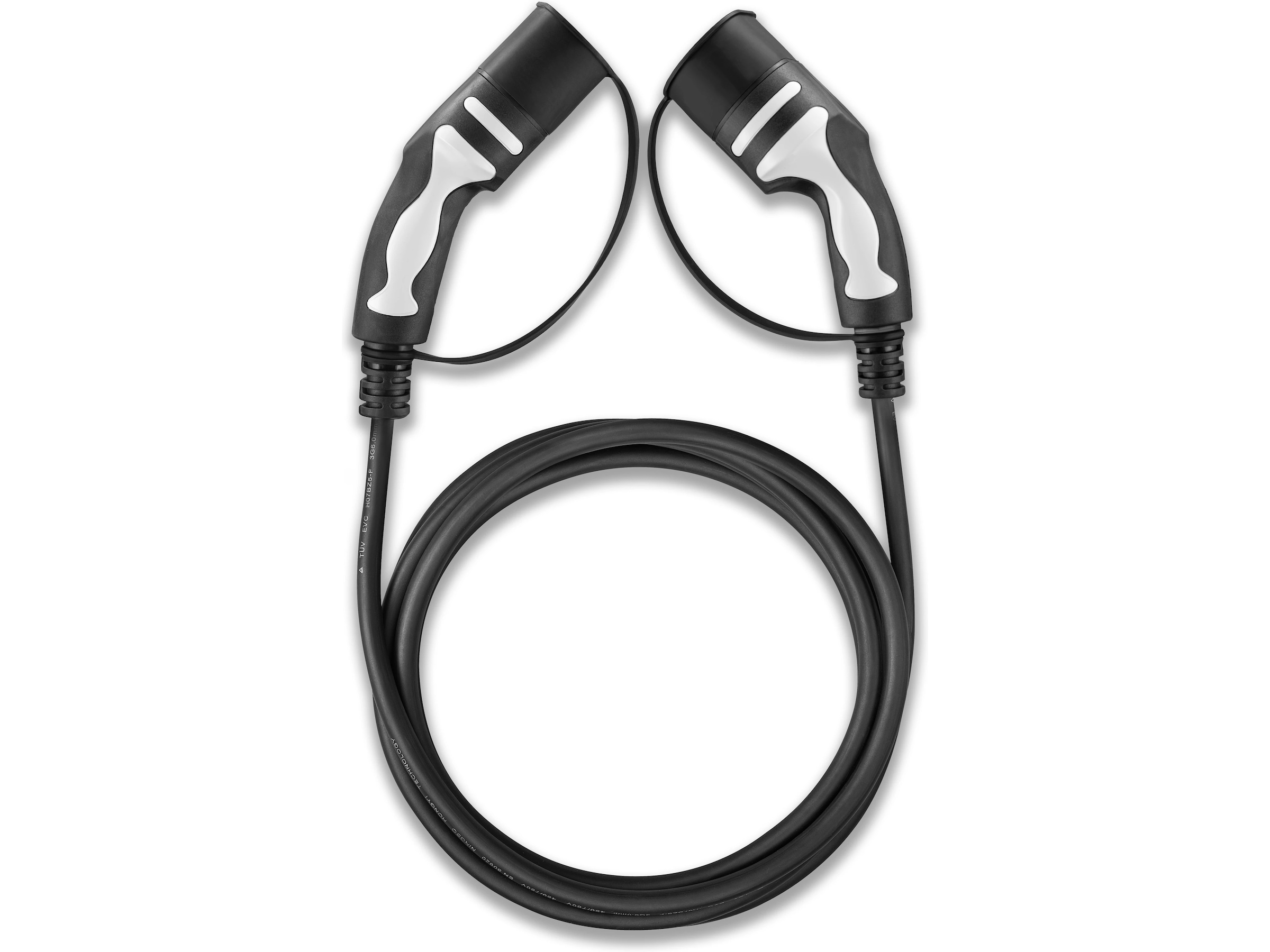 Freev EV-Charge 3000 Type 2 ladekabel 5m (sort/hvit) Smart strømstyring
