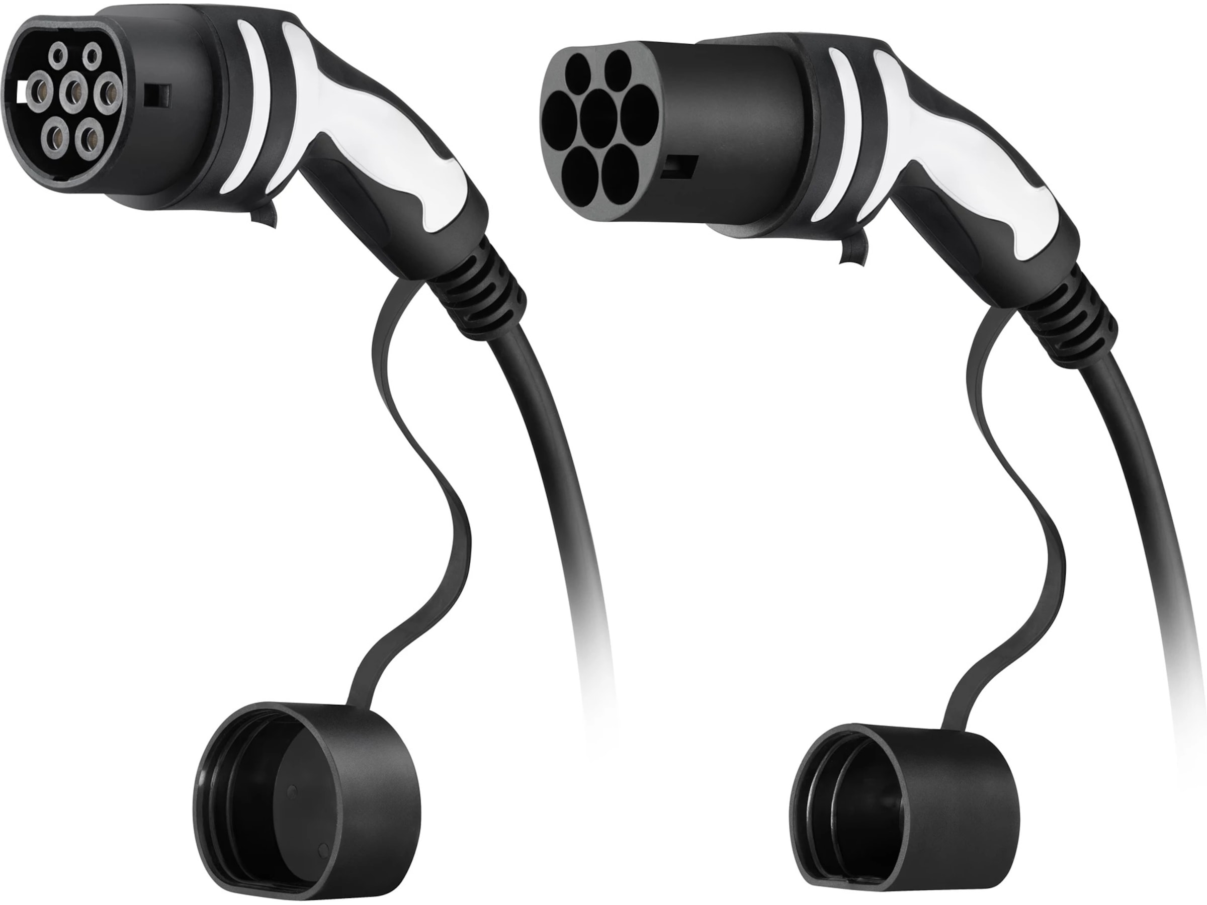 Freev EV-Charge 3000 Type 2 ladekabel 5m (sort/hvit) Smart strømstyring