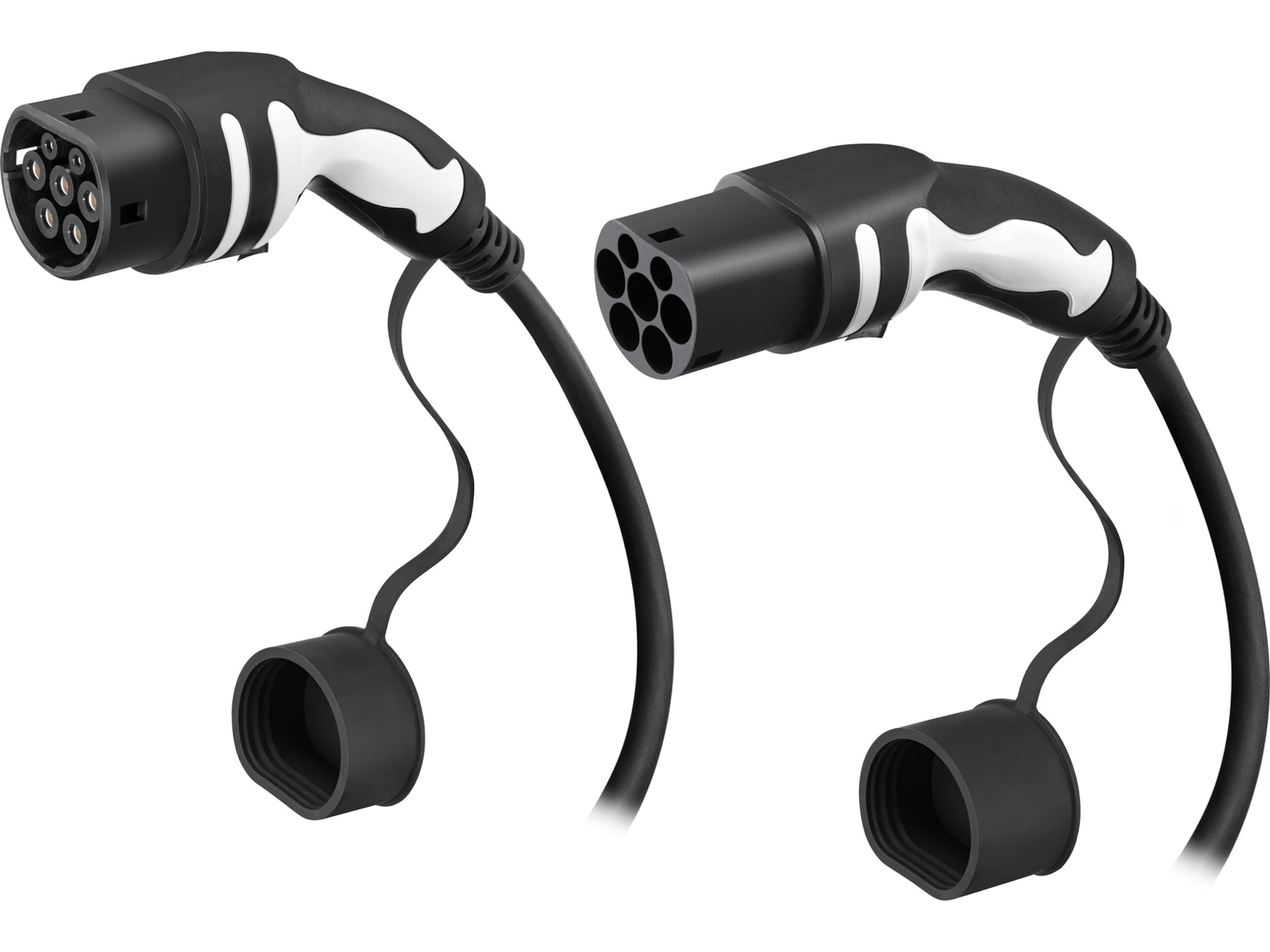 Freev EV-Charge 3000 Type 2 ladekabel 5m (sort/hvit) Smart strømstyring