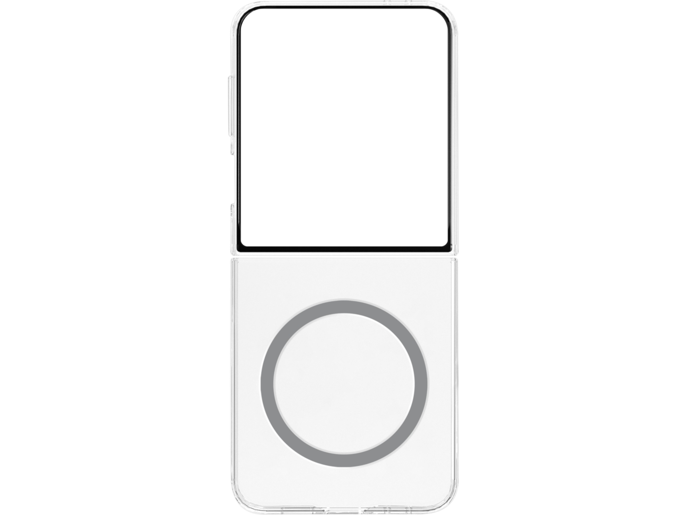 Samsung Galaxy Z Flip7 Clear Magnet Case (gjennomsiktig) Deksel til mobiltelefon