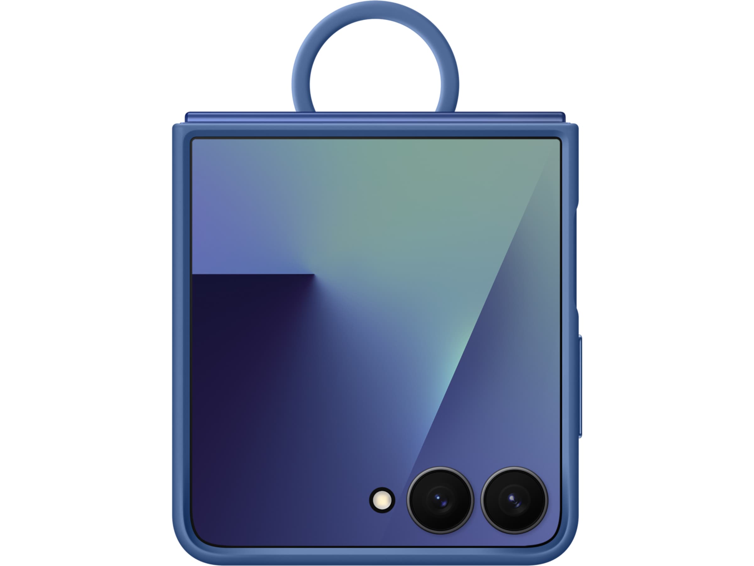 Samsung Galaxy Z Flip7 Ring Silikondeksel (blue) Deksel til mobiltelefon