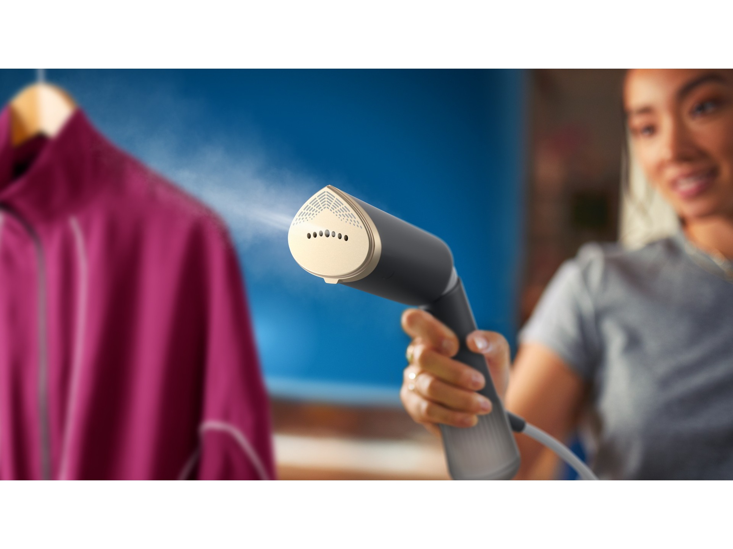 Philips 5000 Series STH5030/80 Håndholdt tøydamper (grå) -B-Grade Demo hjem & fritid