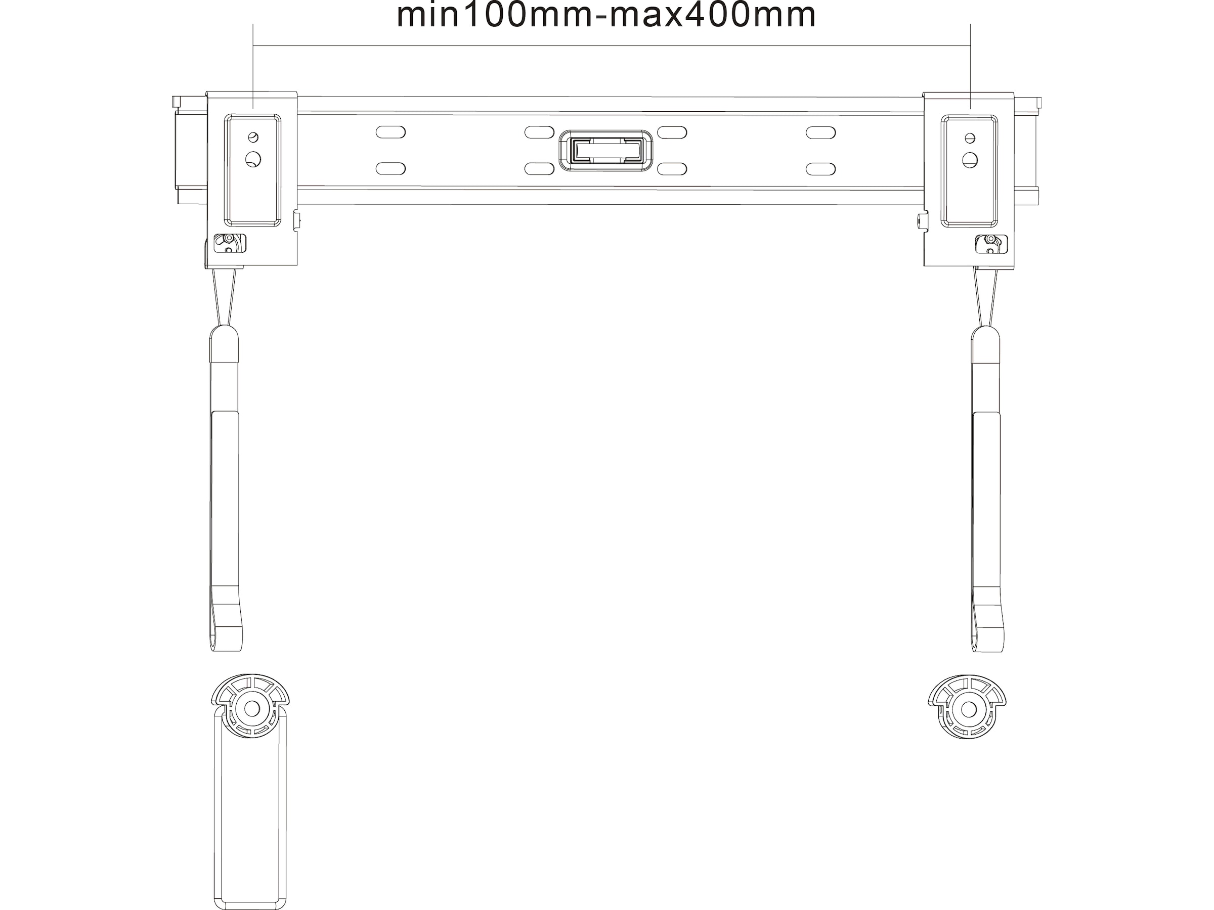 Andersson FDW 2.1 veggfeste TV slim 32-55" Veggfeste & TV-stativ