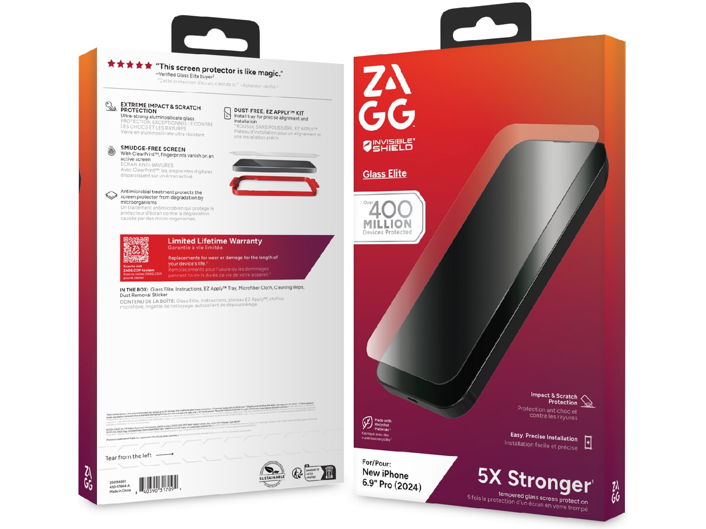 InvisibleShield Glass Elite iPhone 16 Pro Max Skjermbeskytter Skjermbeskyttelse