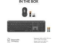 Logitech Signature Slim Combo MK950 for Business (graphite) Mus & tastatur -kombipakker