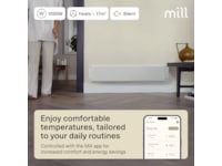 Mill Glass Smart WiFi Gen 4 panellist 1050W Panelovner