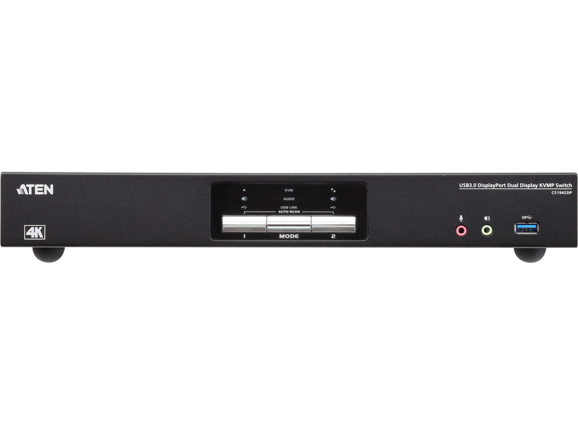 Aten KVM 2-PC 1-Bruker CS1942DP Dockingstasjon & USB-HUB