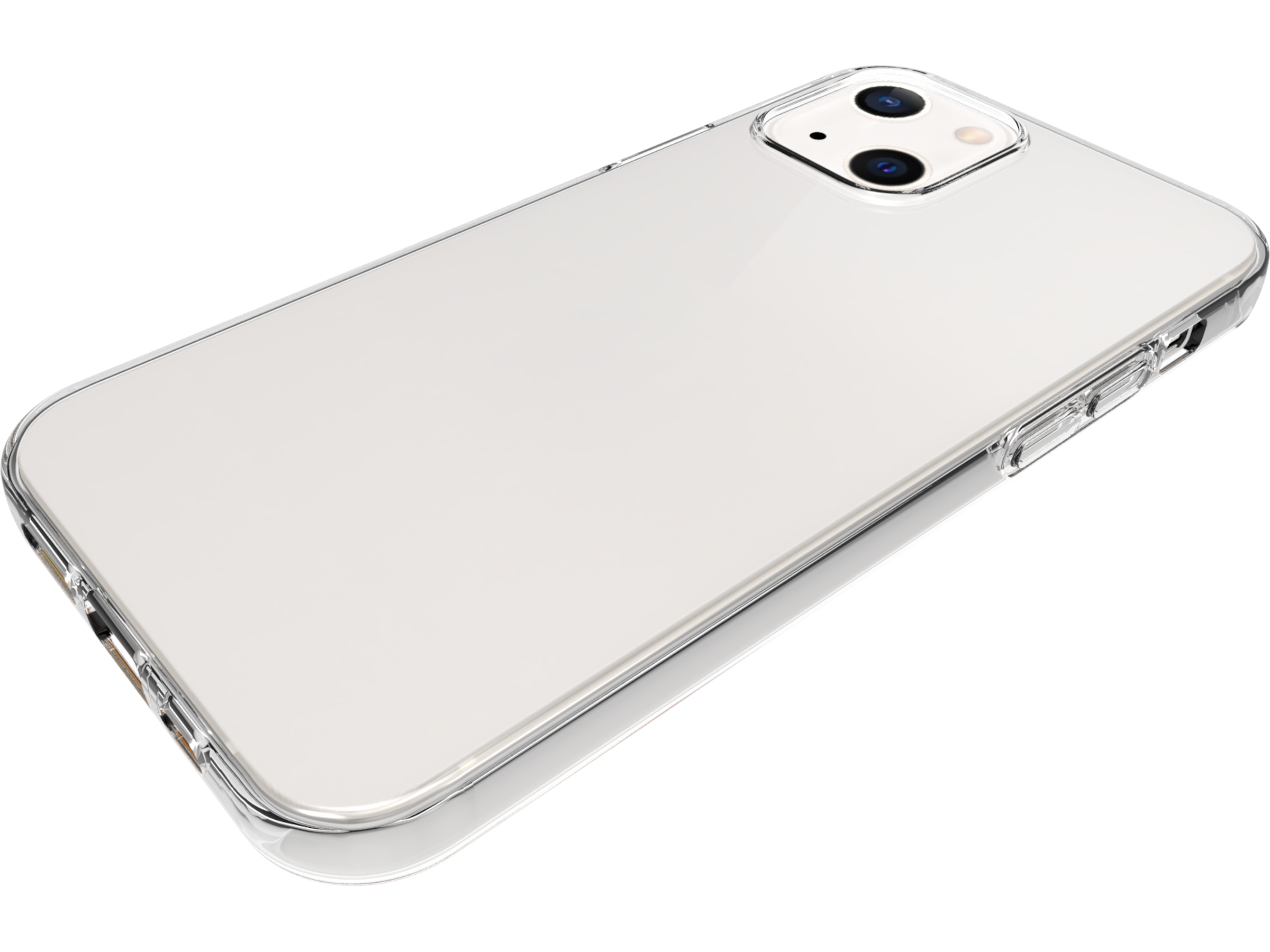 iiglo iPhone 13 Silikondeksel (gjennomsiktig) Deksel til mobiltelefon