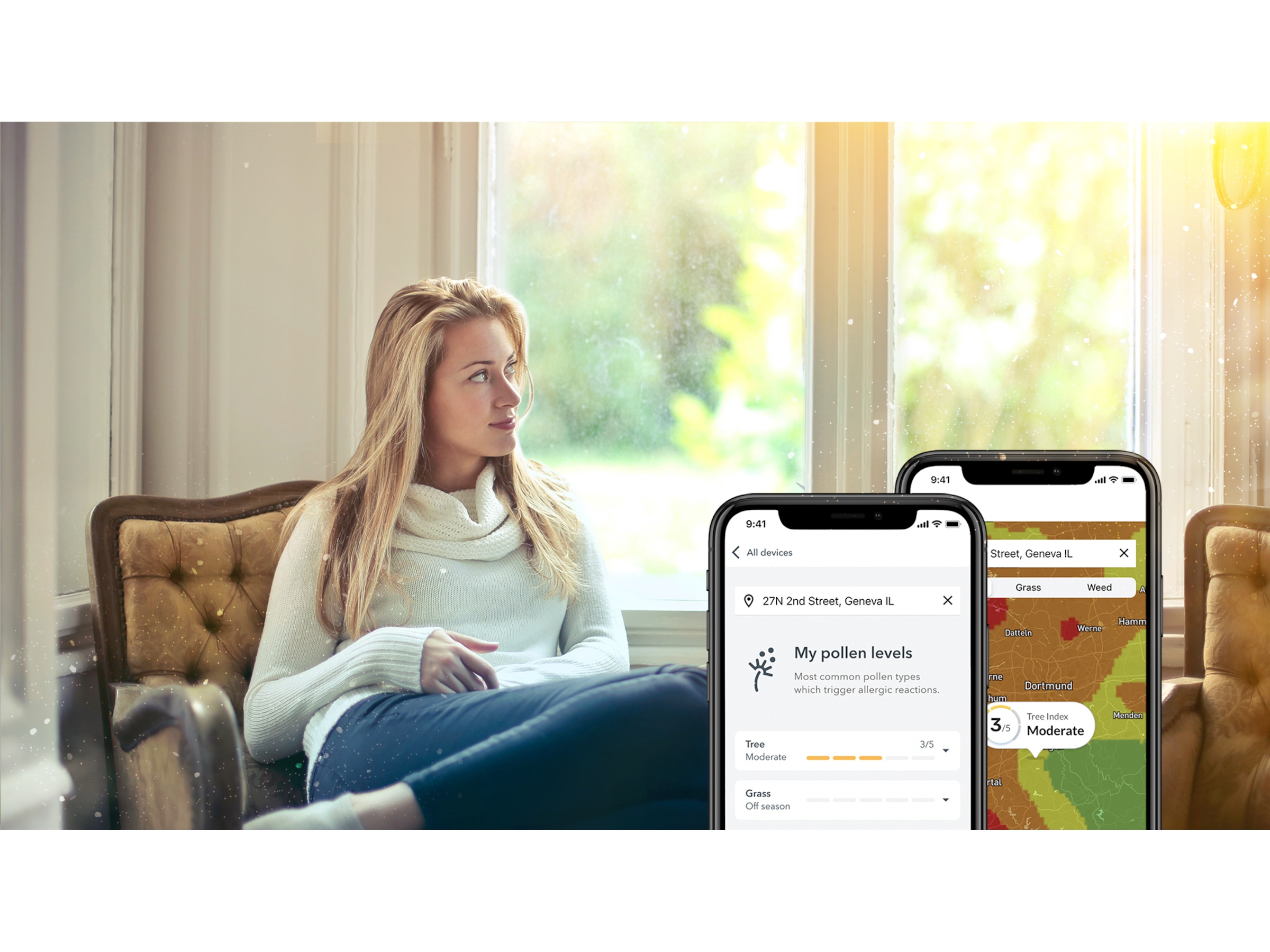 Airthings View Plus luftkvalitetsmåler (hvit)  -B-Grade Demo hjem & fritid