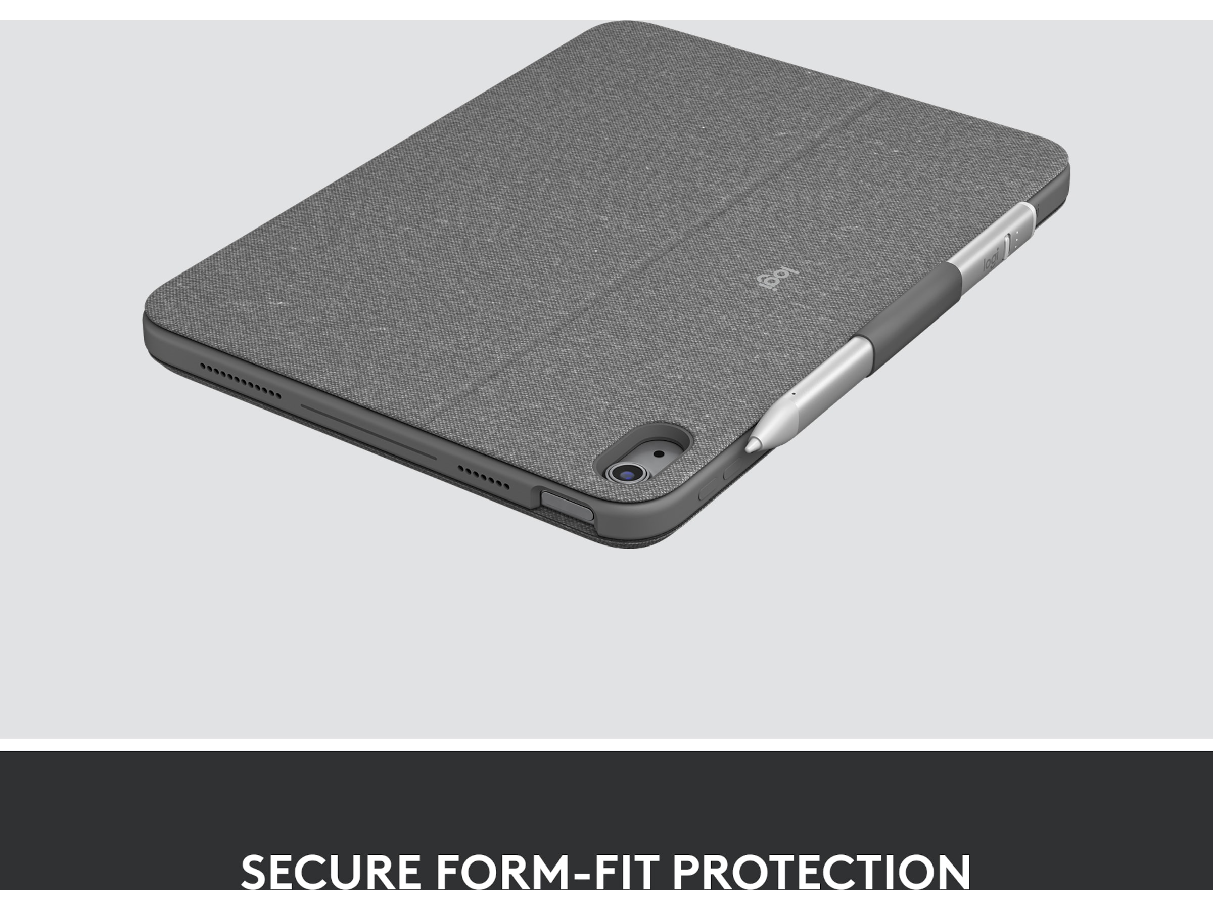 Logitech iPad 10,9" / 11" Combo Touch Tastaturdeksel (oxford grey) Deksel til nettbrett