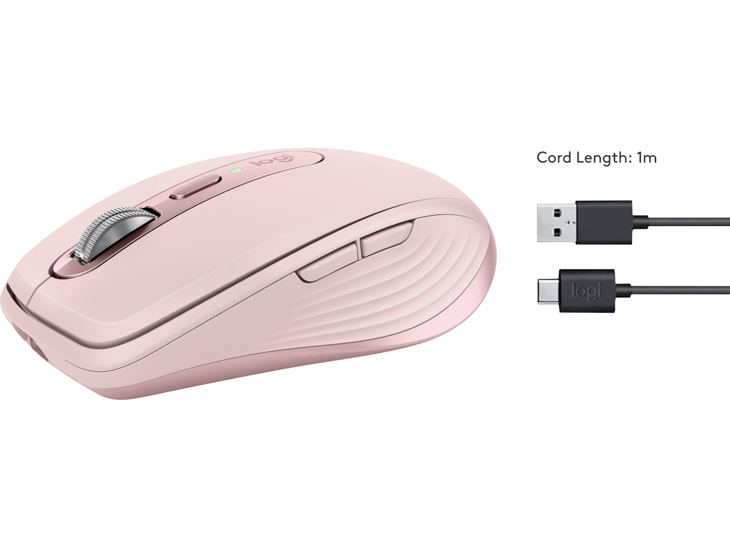 Logitech MX Anywhere 3S trådløs mus (rosa) Mus