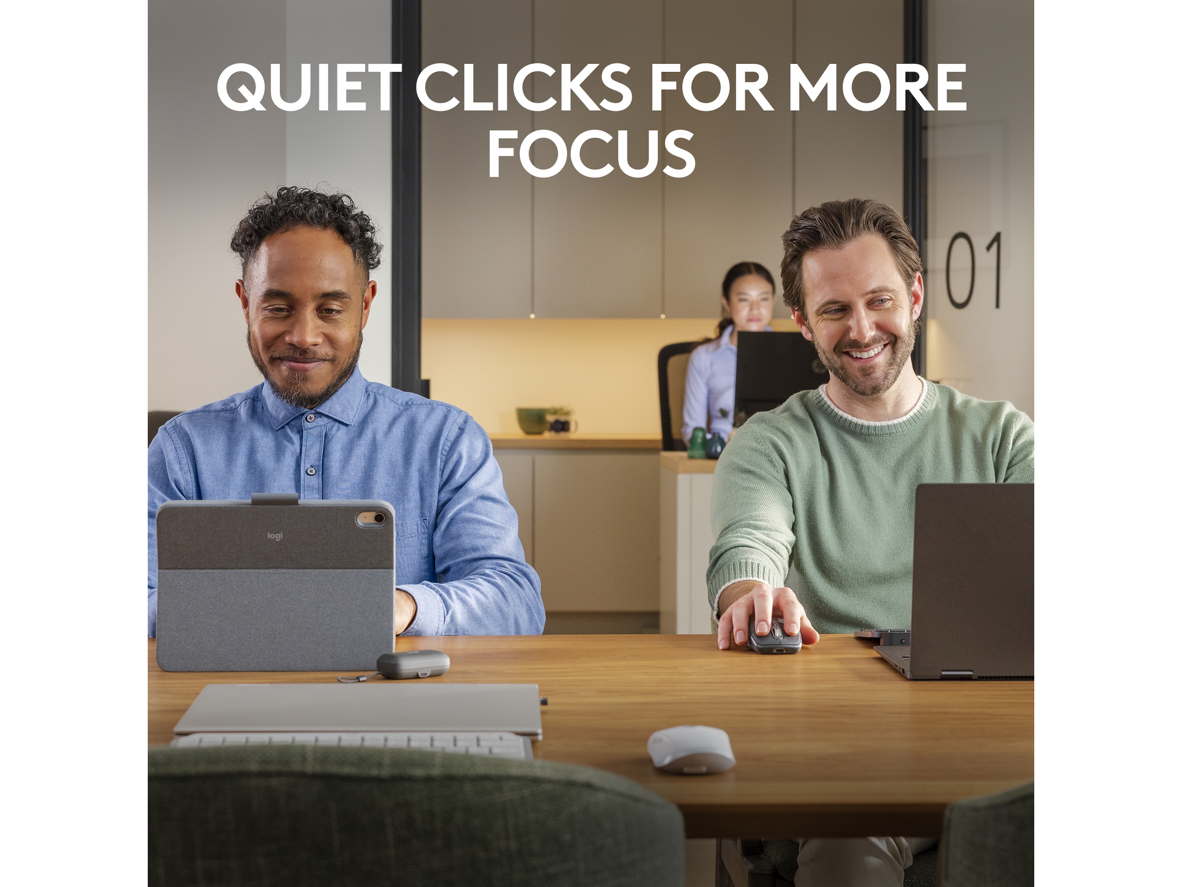 Logitech MX Anywhere 3S trådløs mus (pale grey) Mus