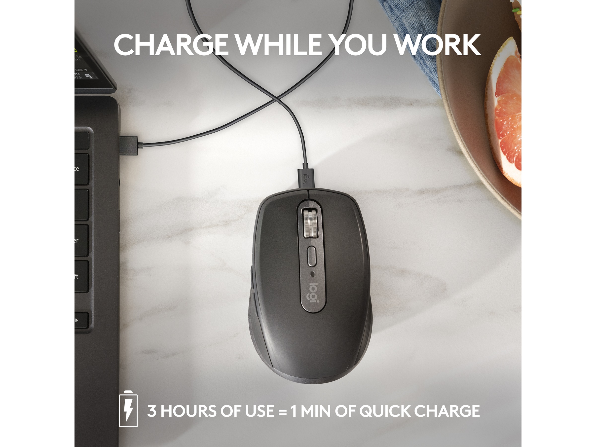 Logitech MX Anywhere 3S trådløs mus (graphite) Mus