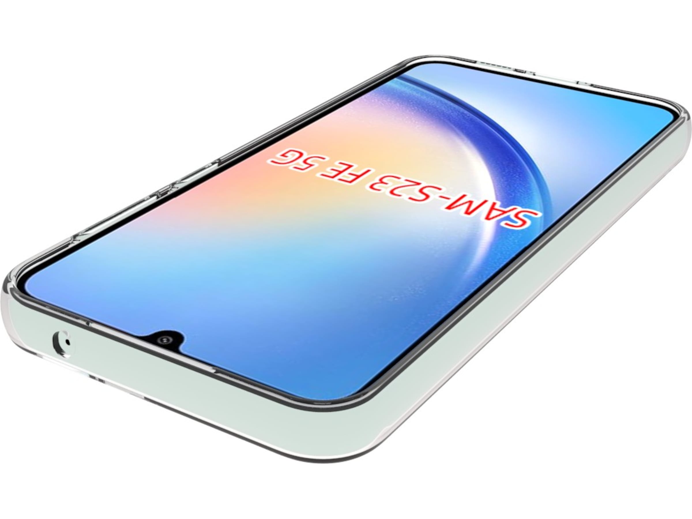 iiglo Galaxy S23 FE Silikondeksel (gjennomsiktig) Deksel til mobiltelefon