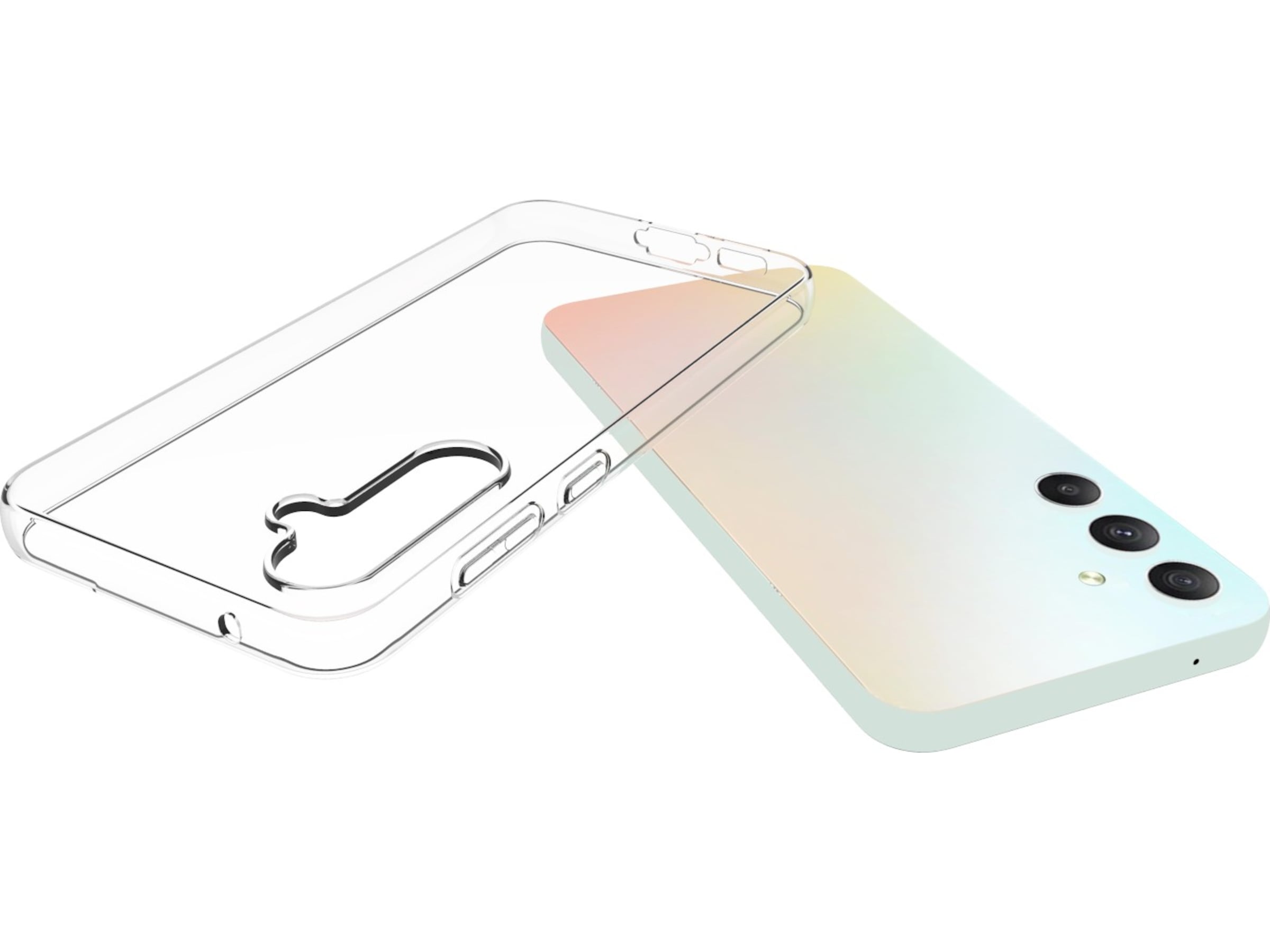 iiglo Galaxy S23 FE Silikondeksel (gjennomsiktig) Deksel til mobiltelefon