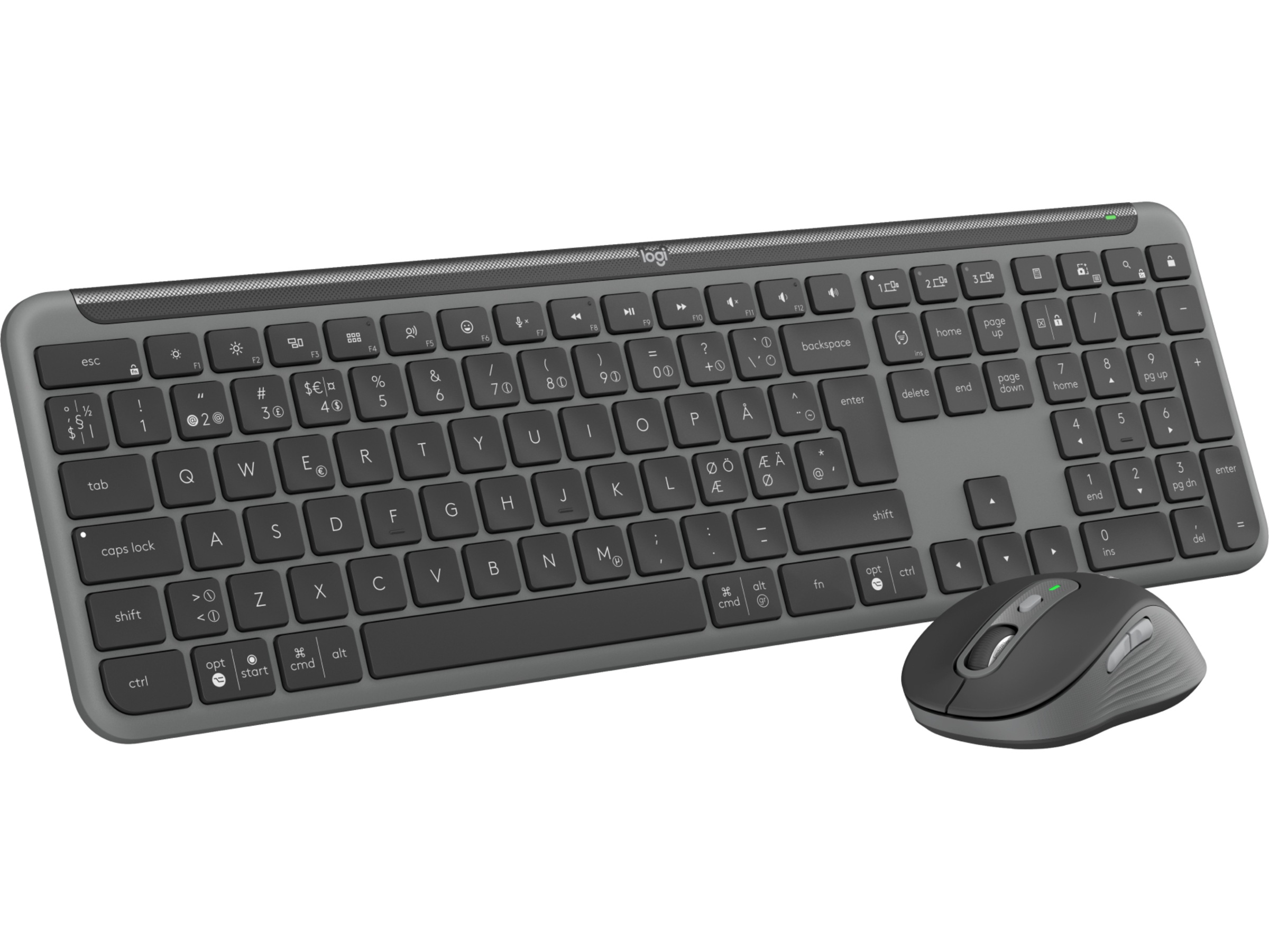 Logitech Signature Slim Combo MK950 (graphite) Mus & tastatur -kombipakker