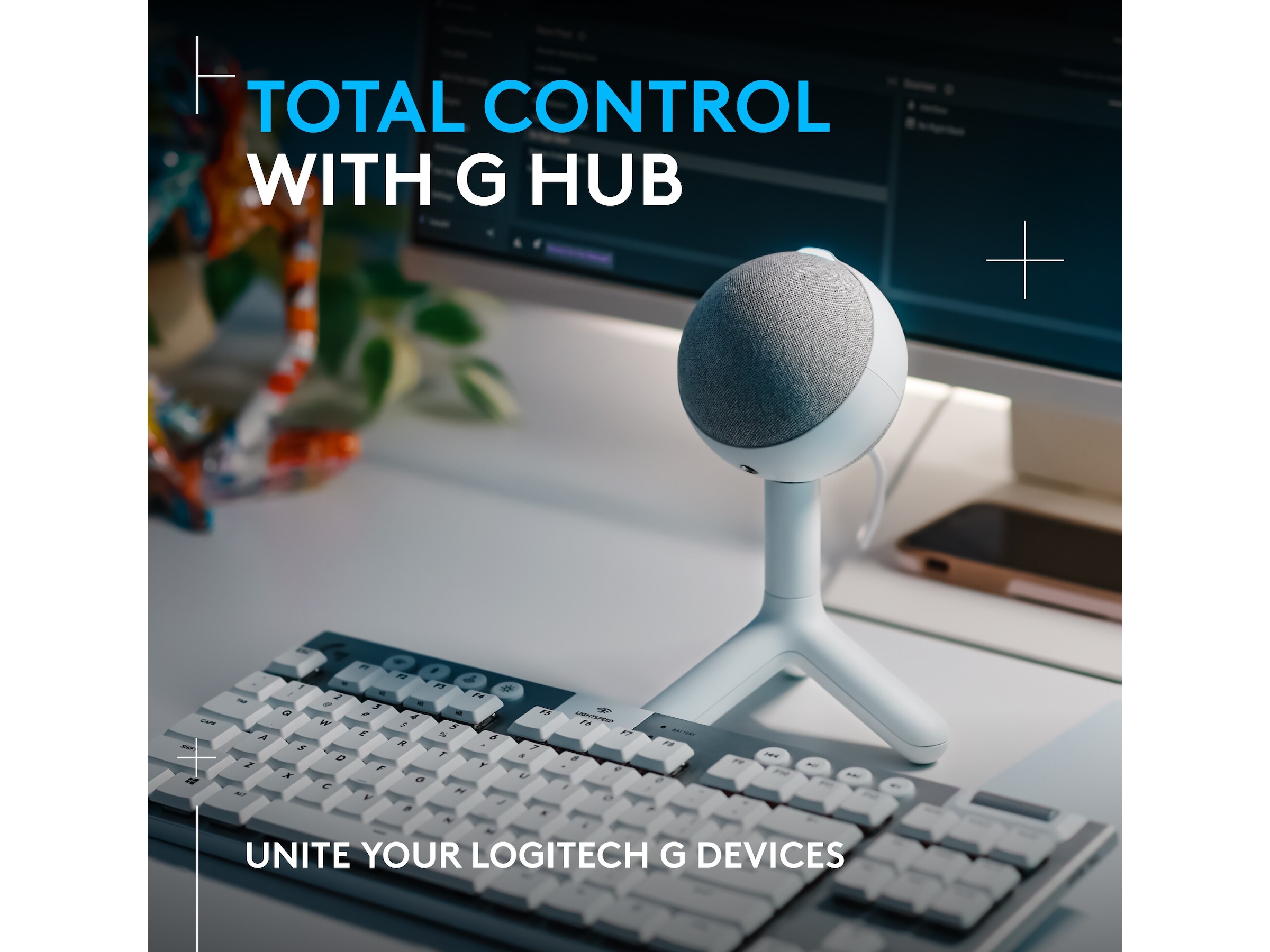 Logitech G Yeti Orb Mikrofon (hvit) Mikrofon