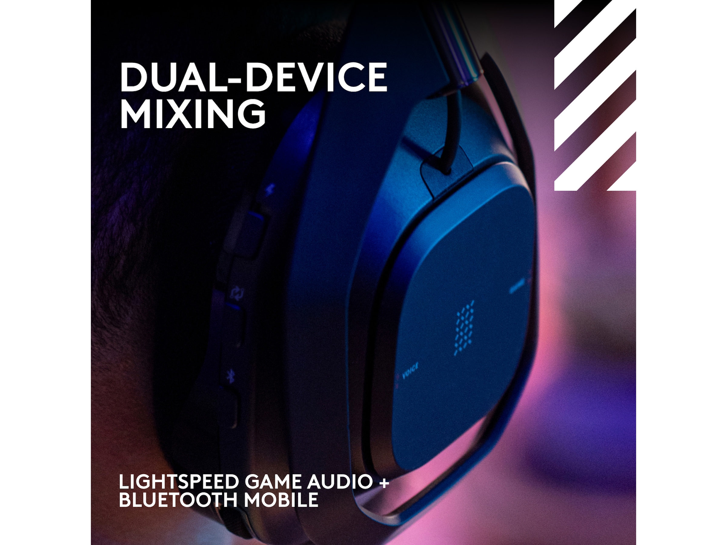 Astro A50 X LIGHTSPEED Trådløst Gaming headset + ladestasjon (sort) Gaming headset