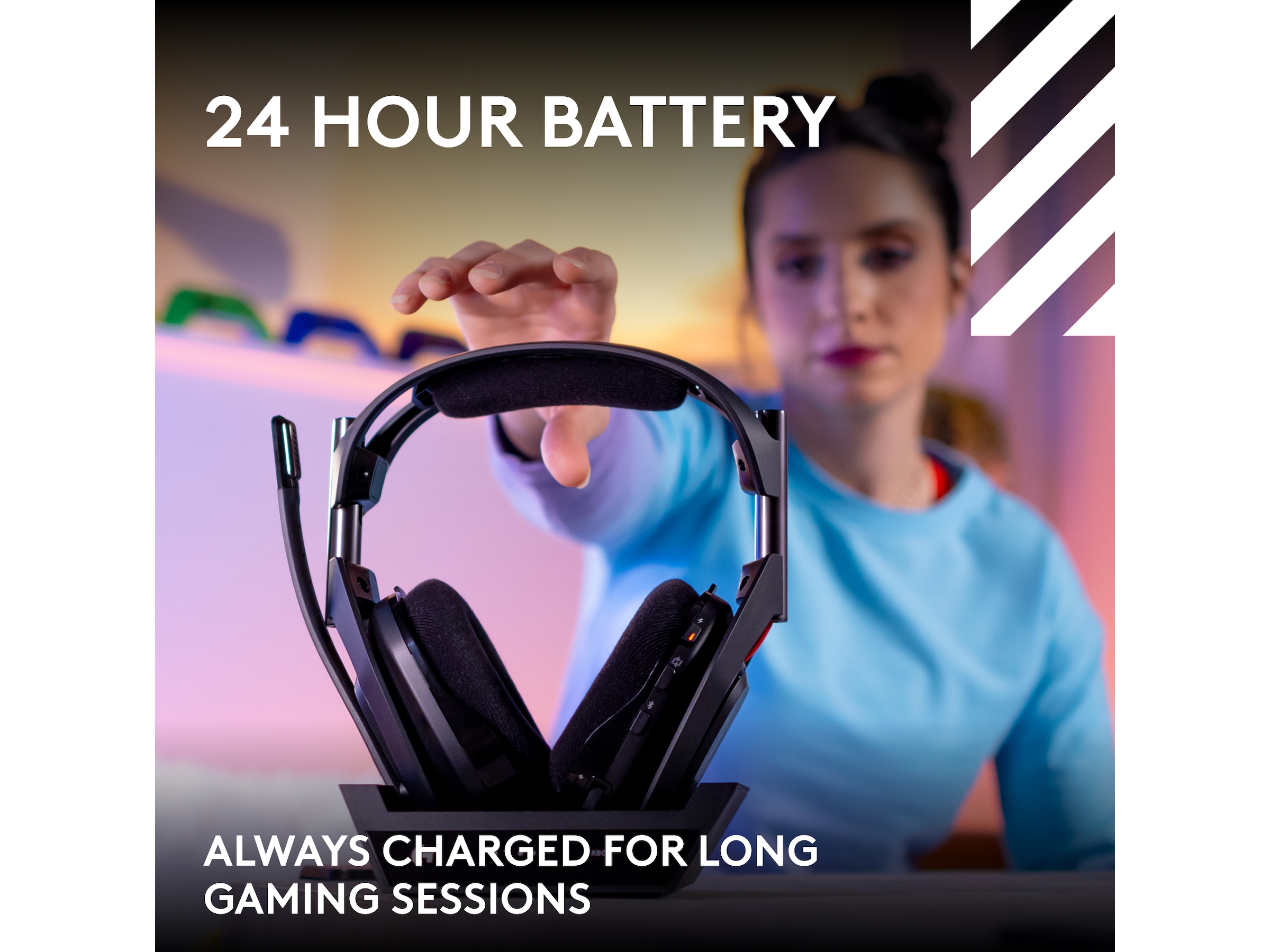 Logitech Astro A50 Lightspeed Trådløst Gamingheadset (sort) Gaming headset